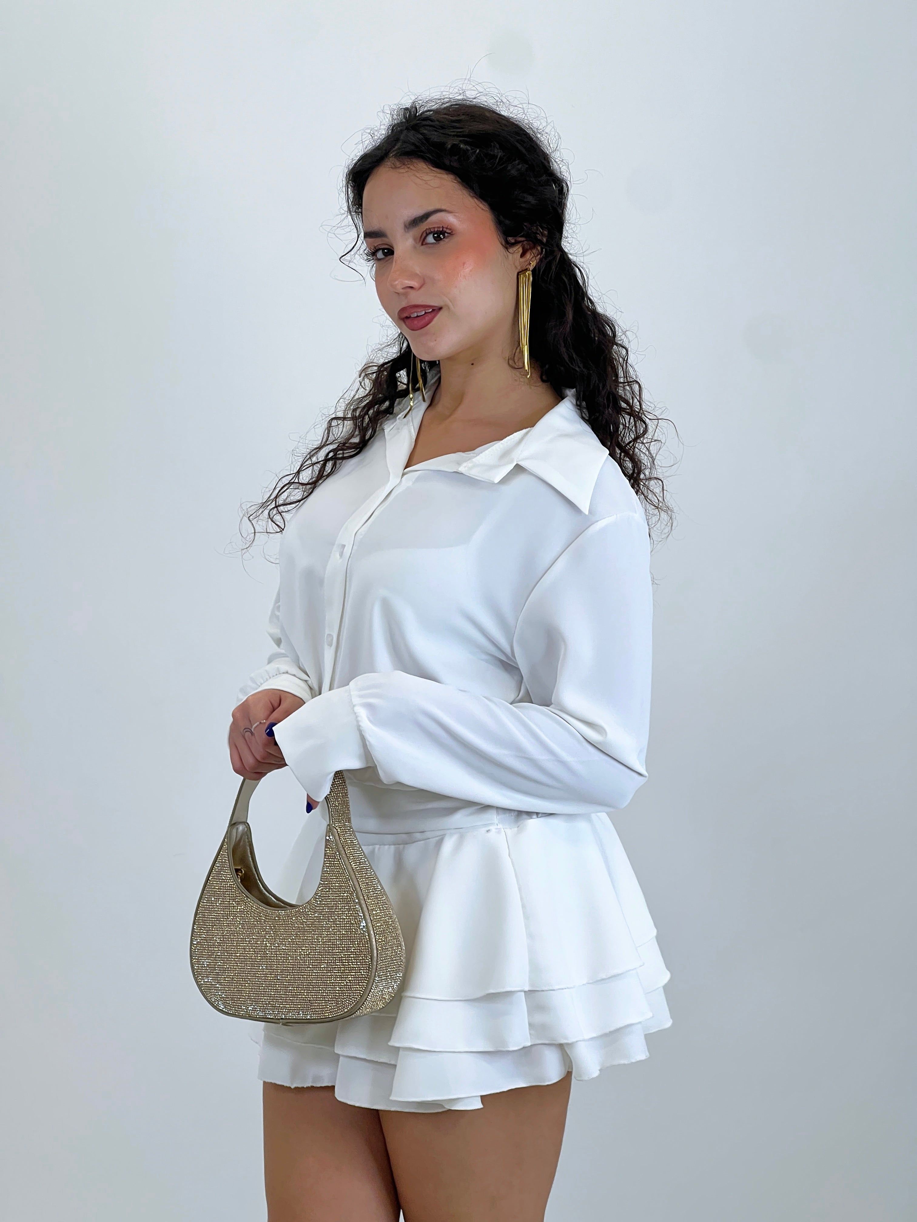 Bolso hobo brillante