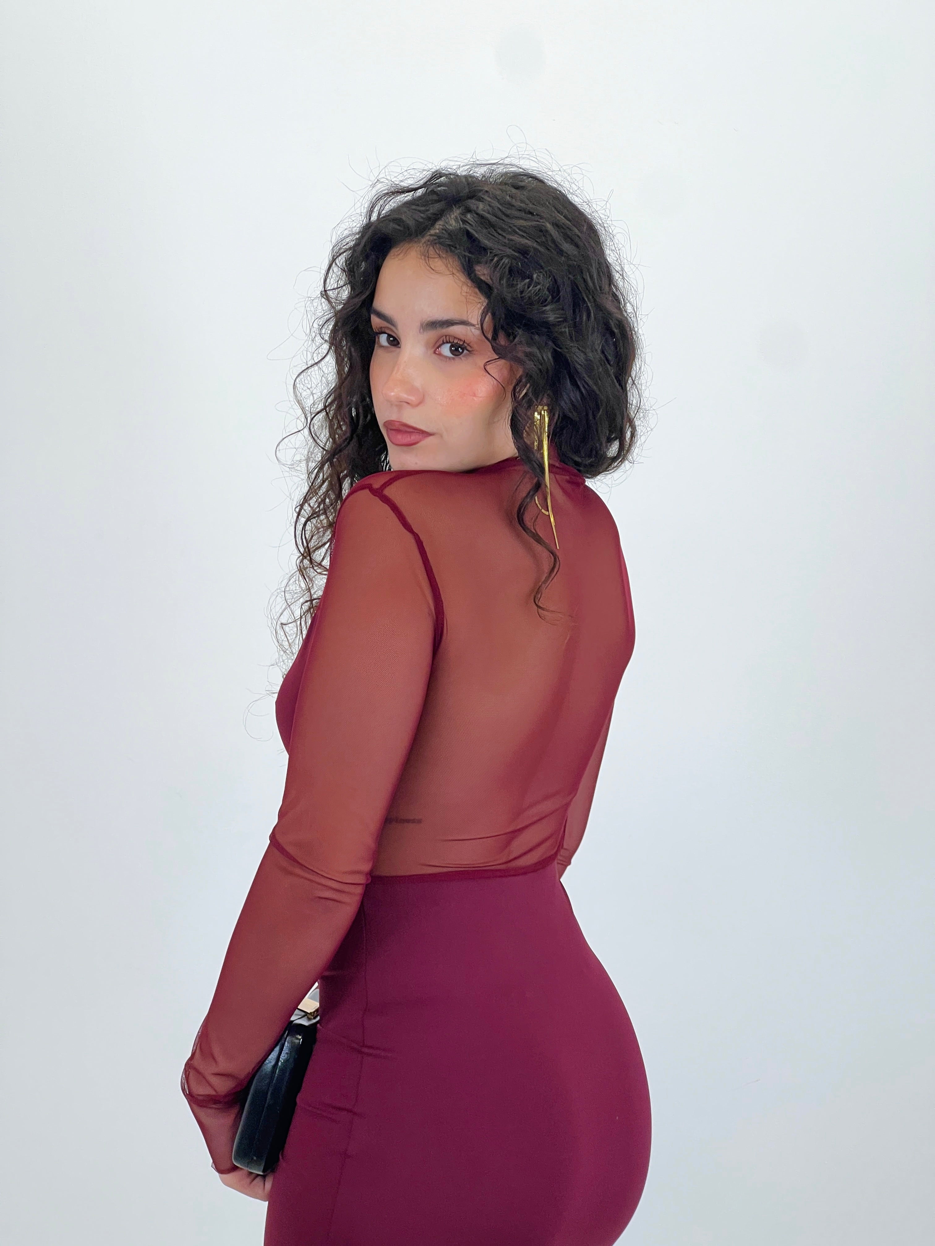 Vestido cut out transparencias