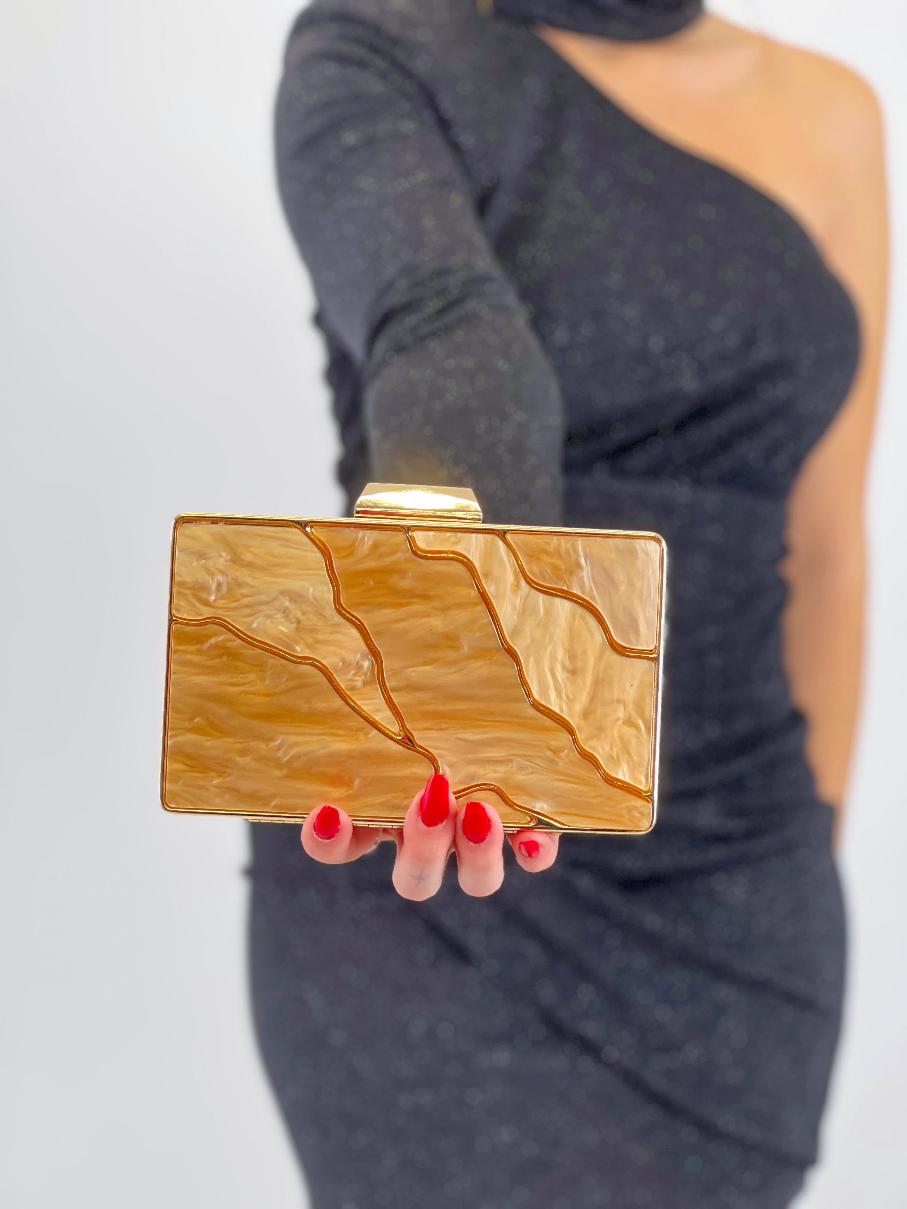 Bolso de mano Nácar