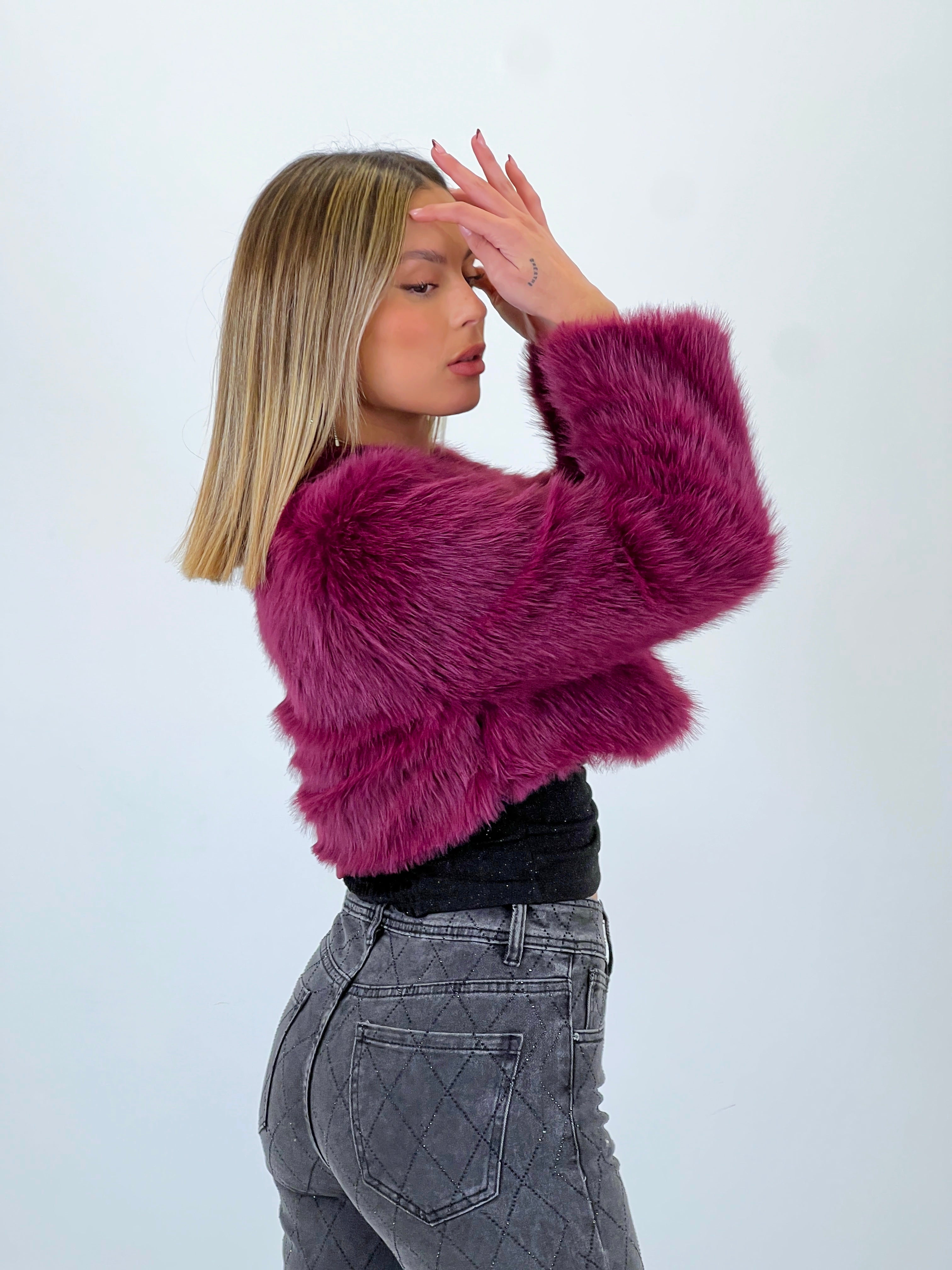 Jeans wide leg brillantes