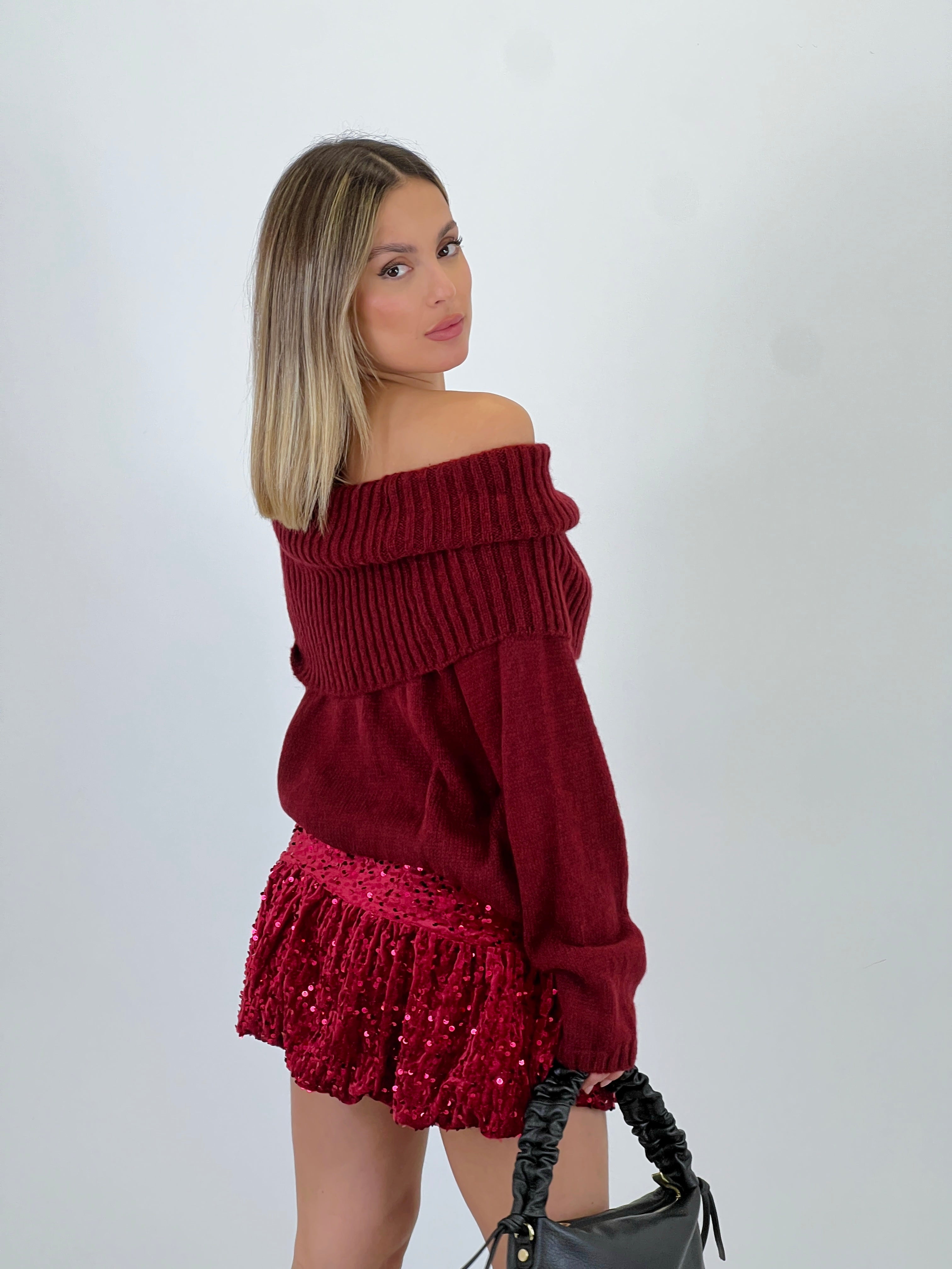 Falda lentejuelas globo