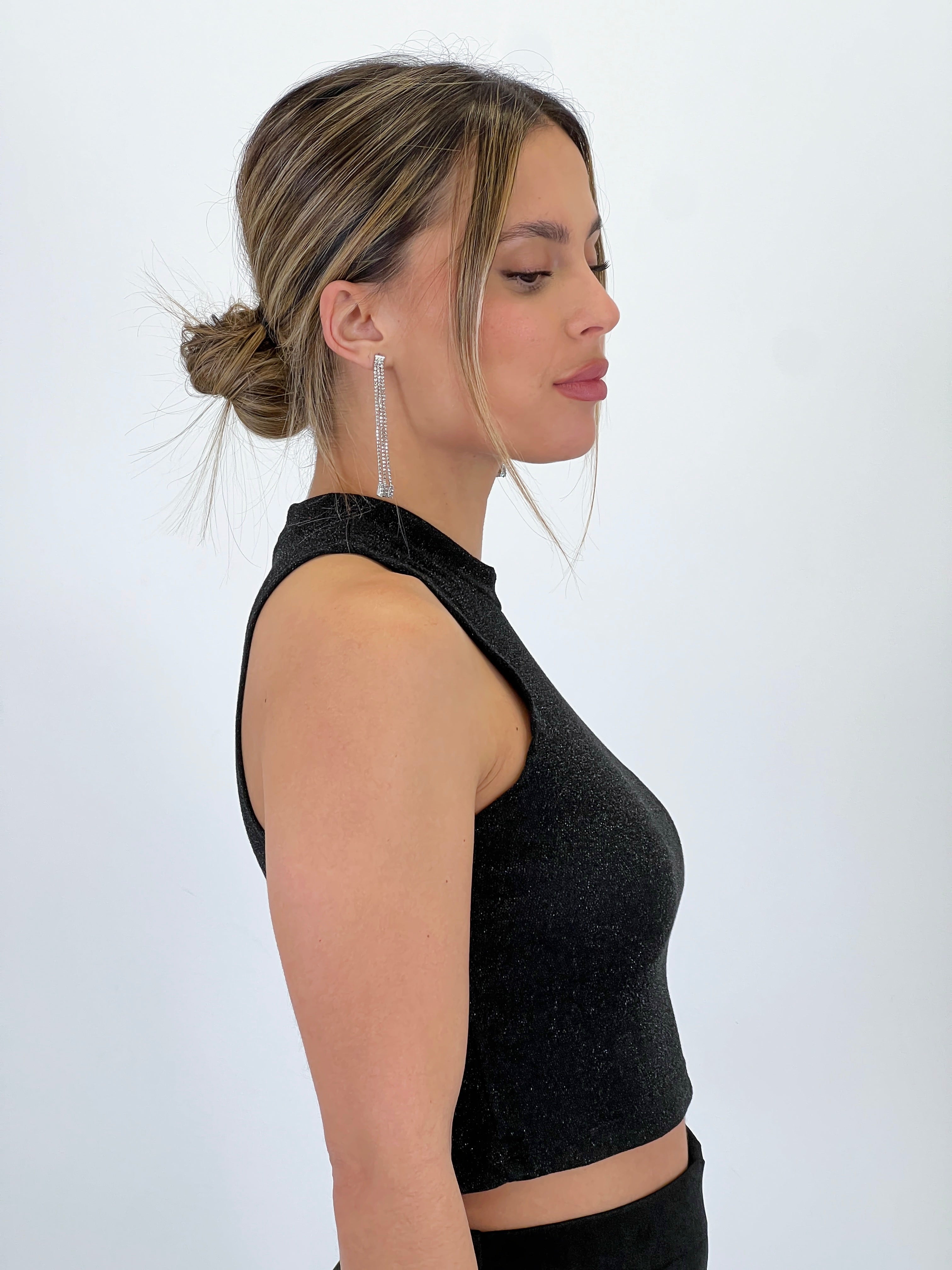 Top sin mangas lurex