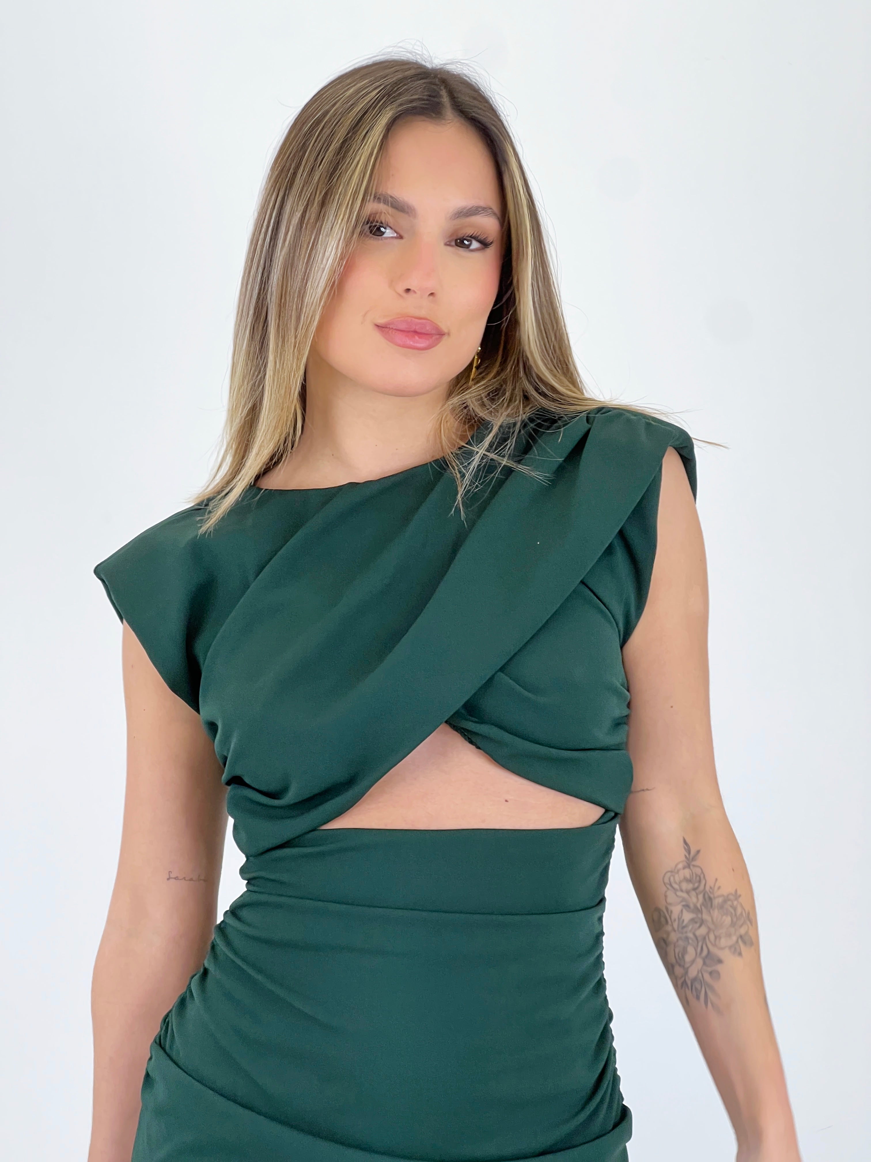 Mirta midi cut-out dress