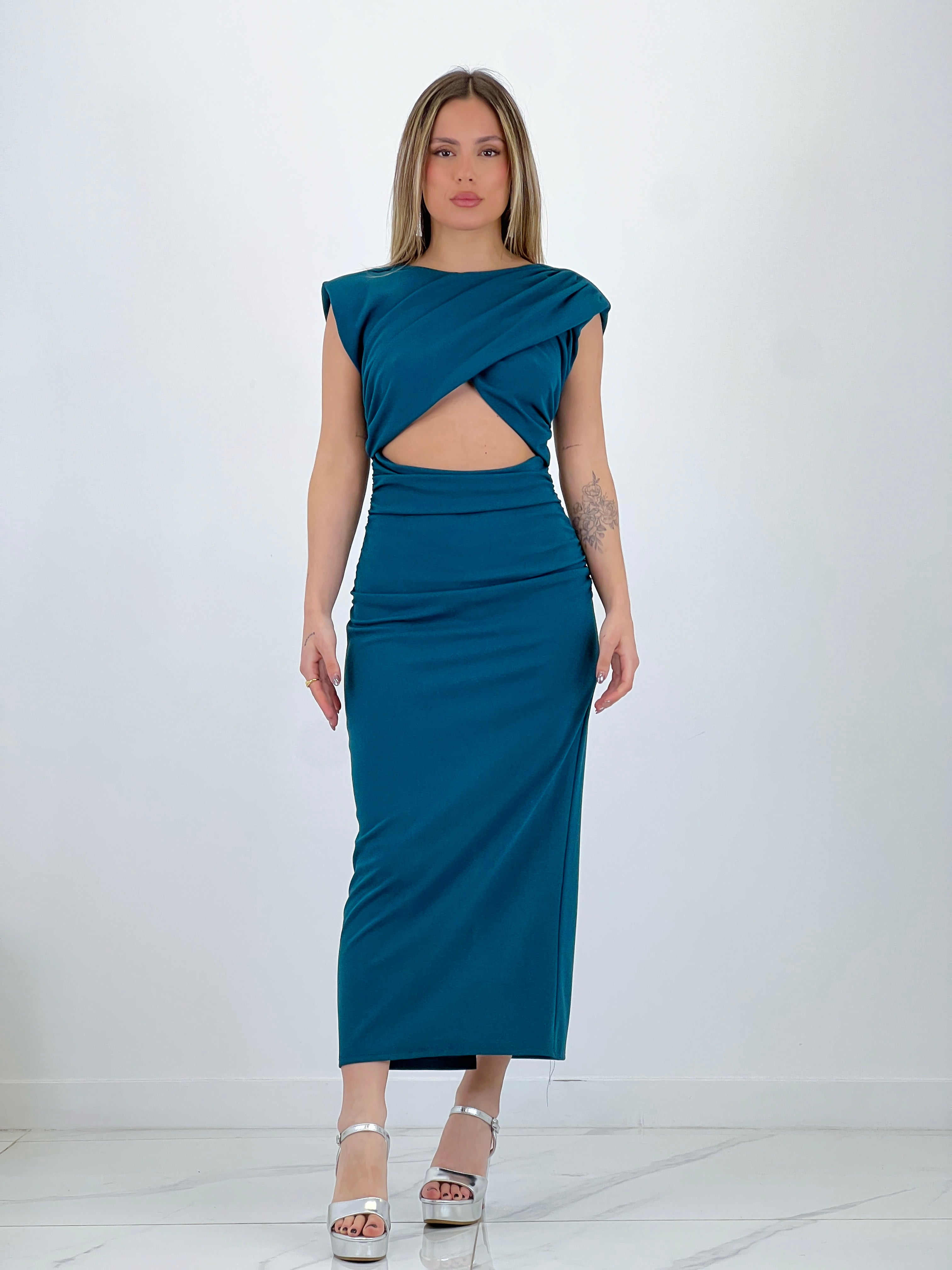 Mirta midi cut-out dress