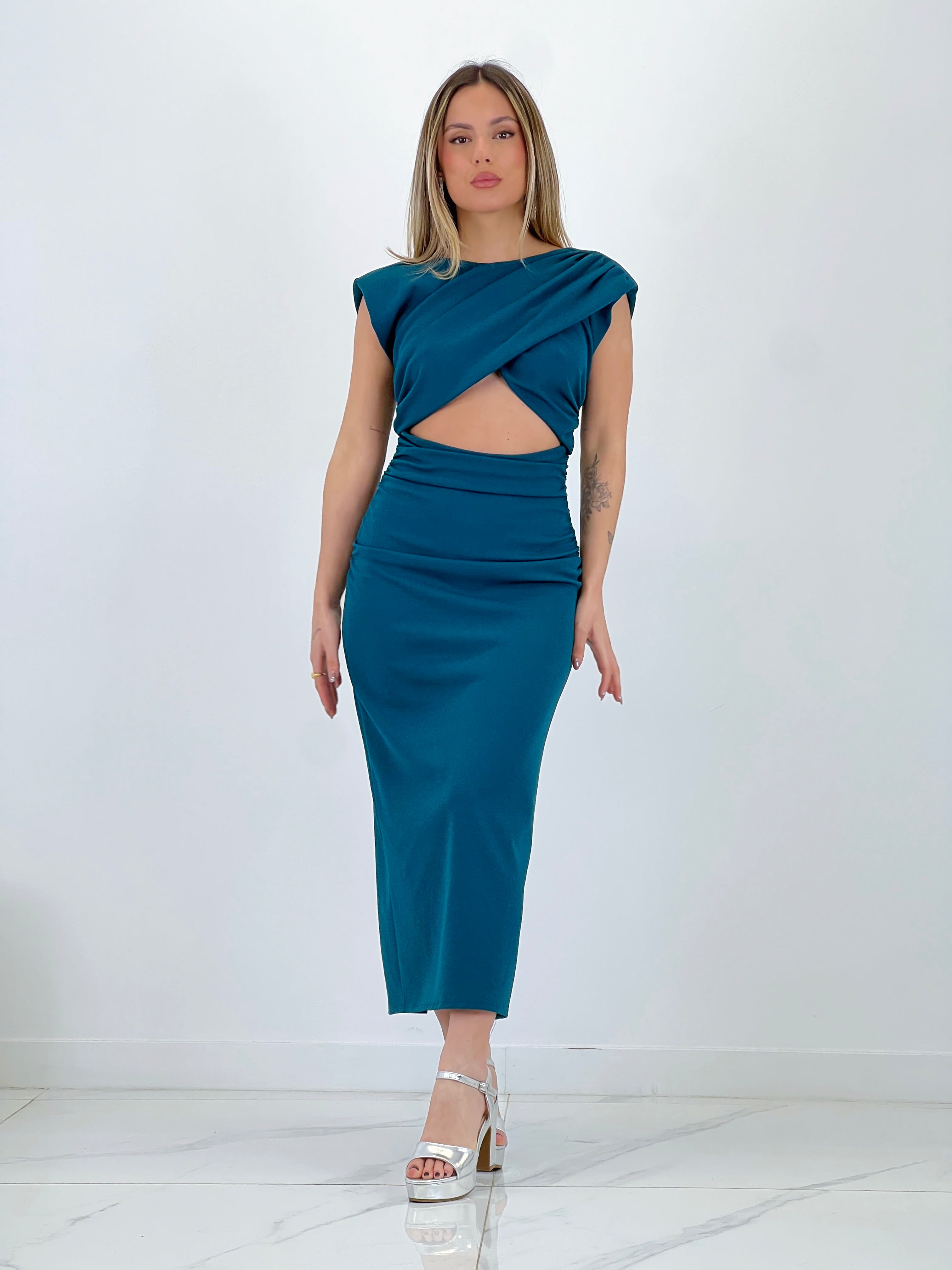 Mirta midi cut-out dress