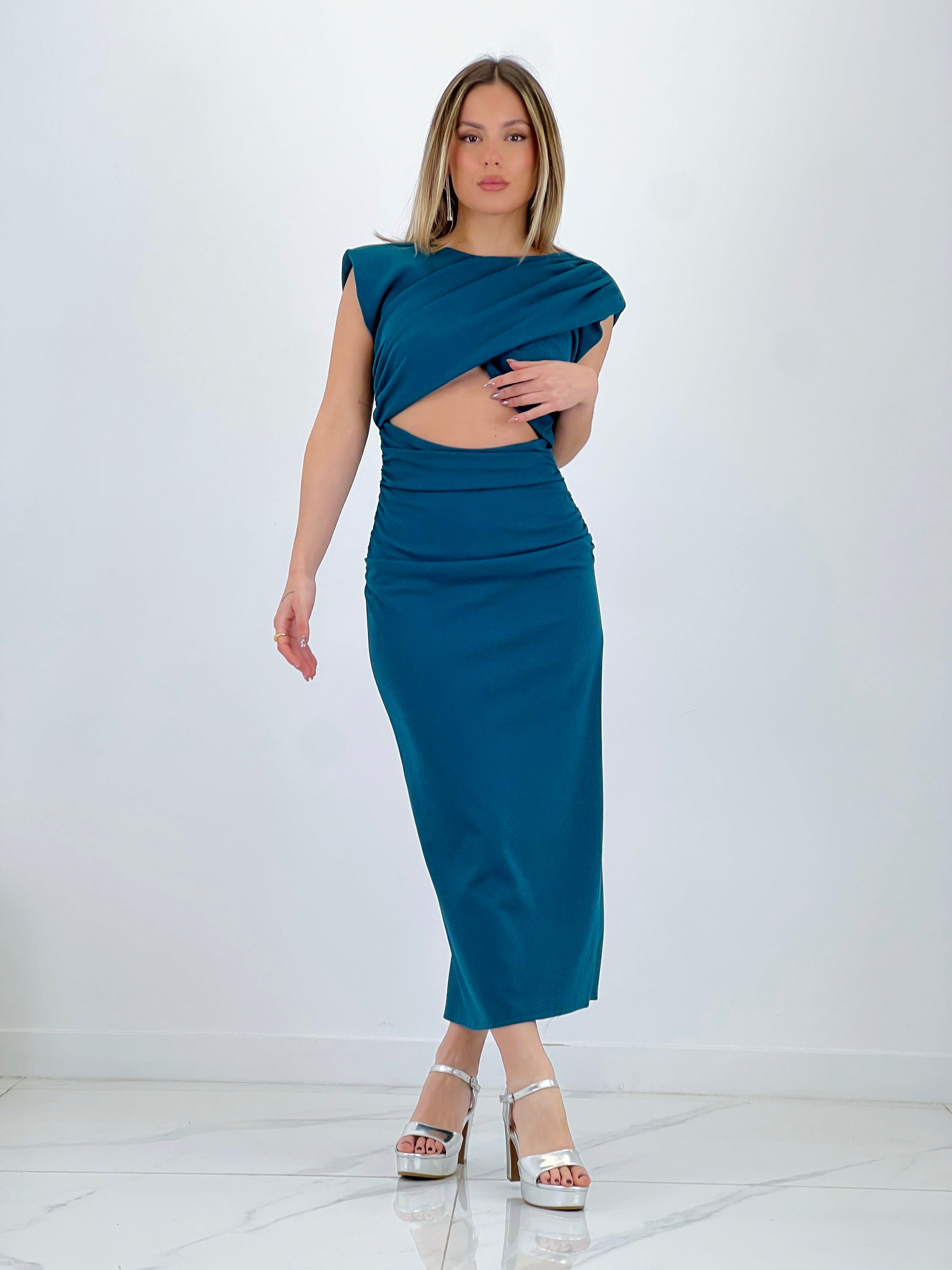Mirta midi cut-out dress