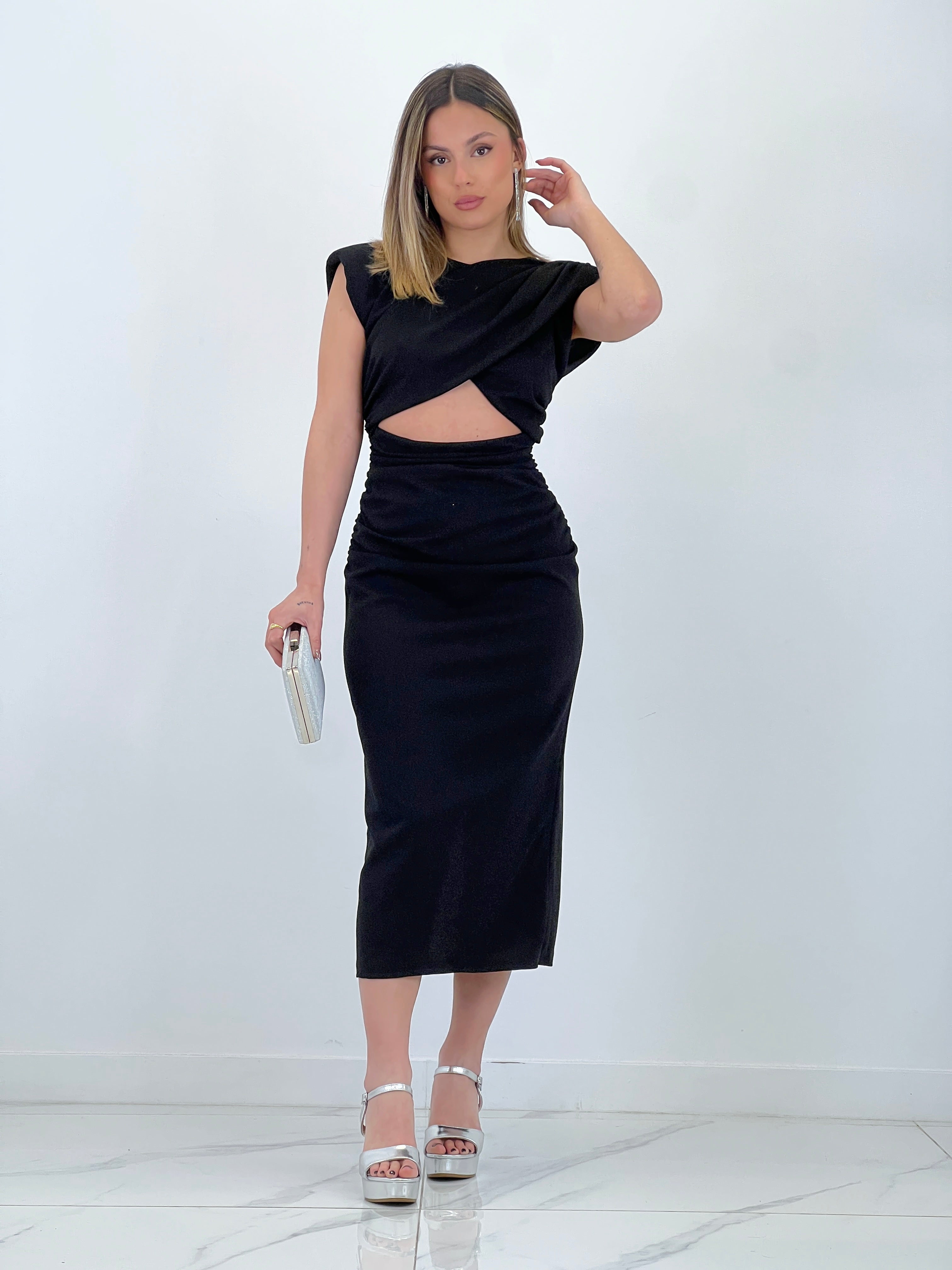 Mirta midi cut-out dress