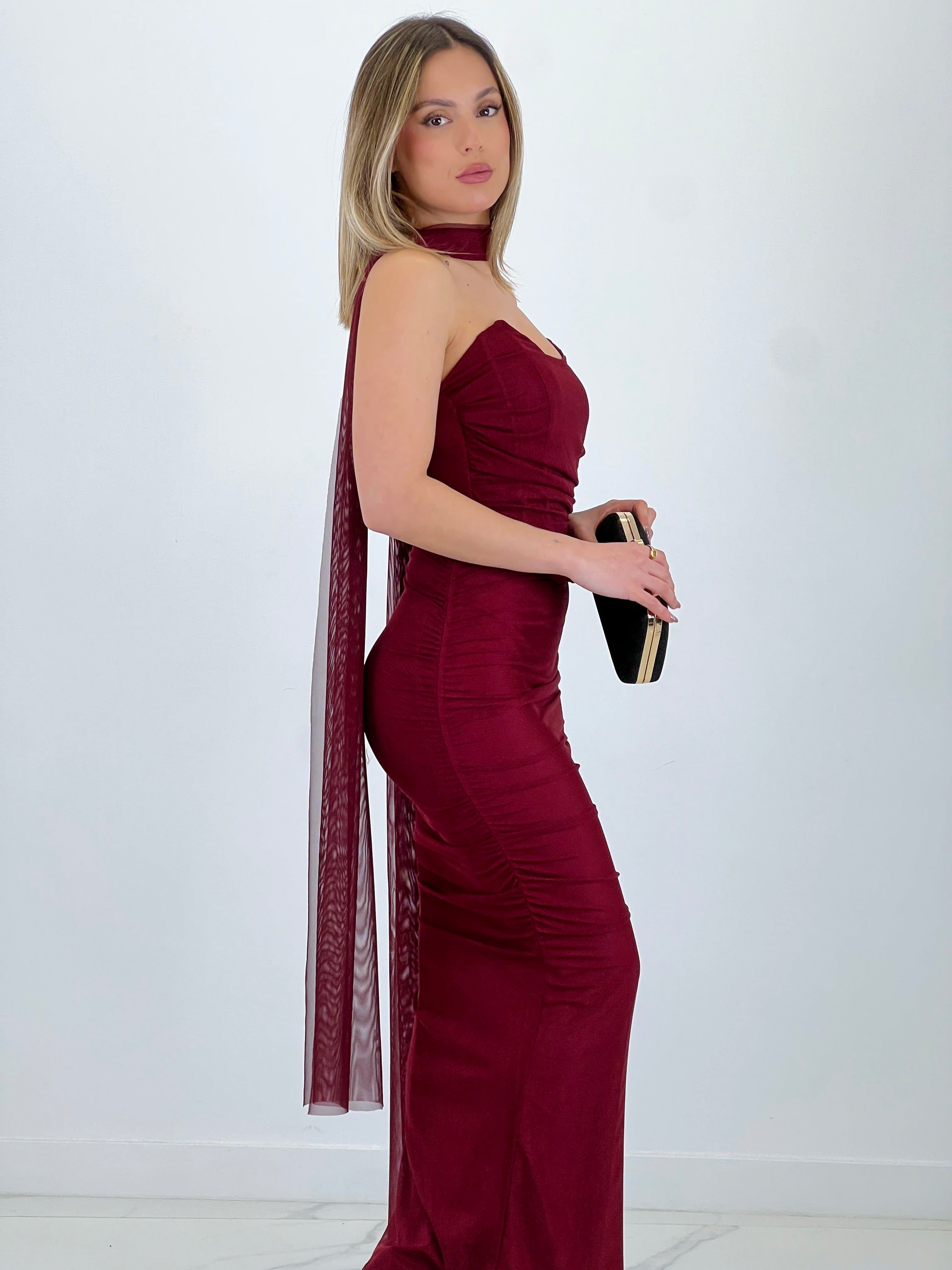 Conjunto tul corsé y falda