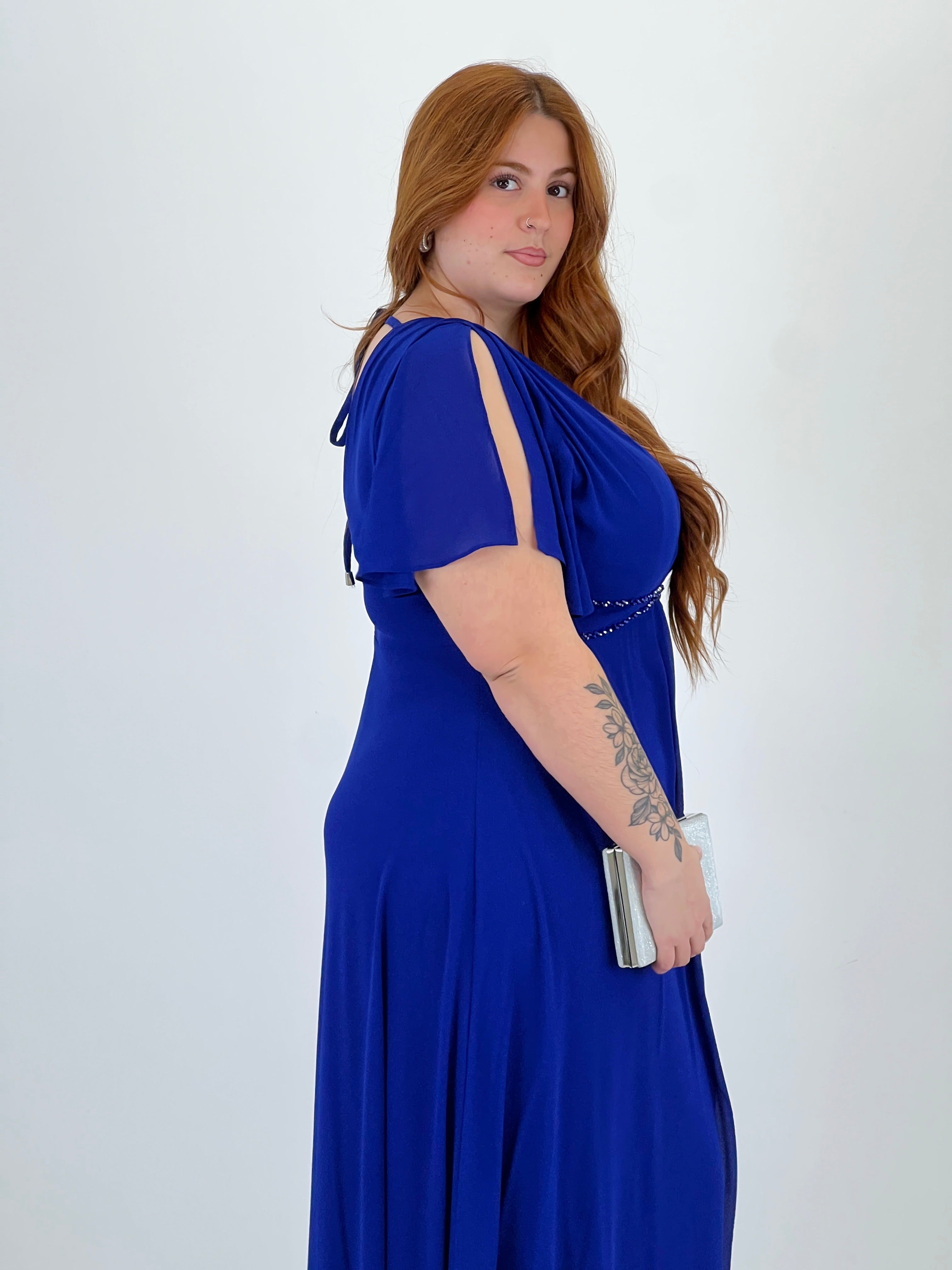 Vestido cintura pedrería Frida