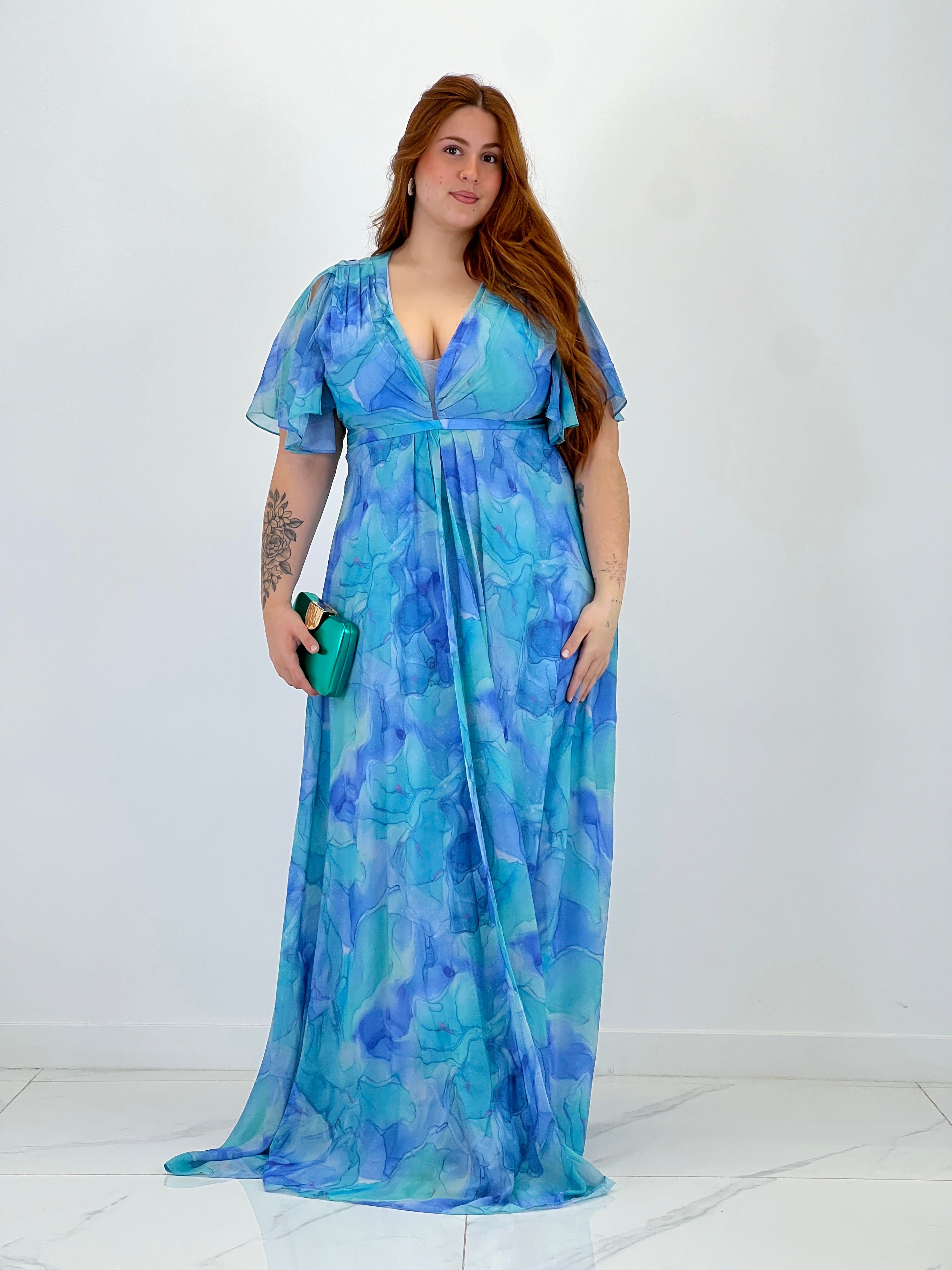 Vestido estampado Irune