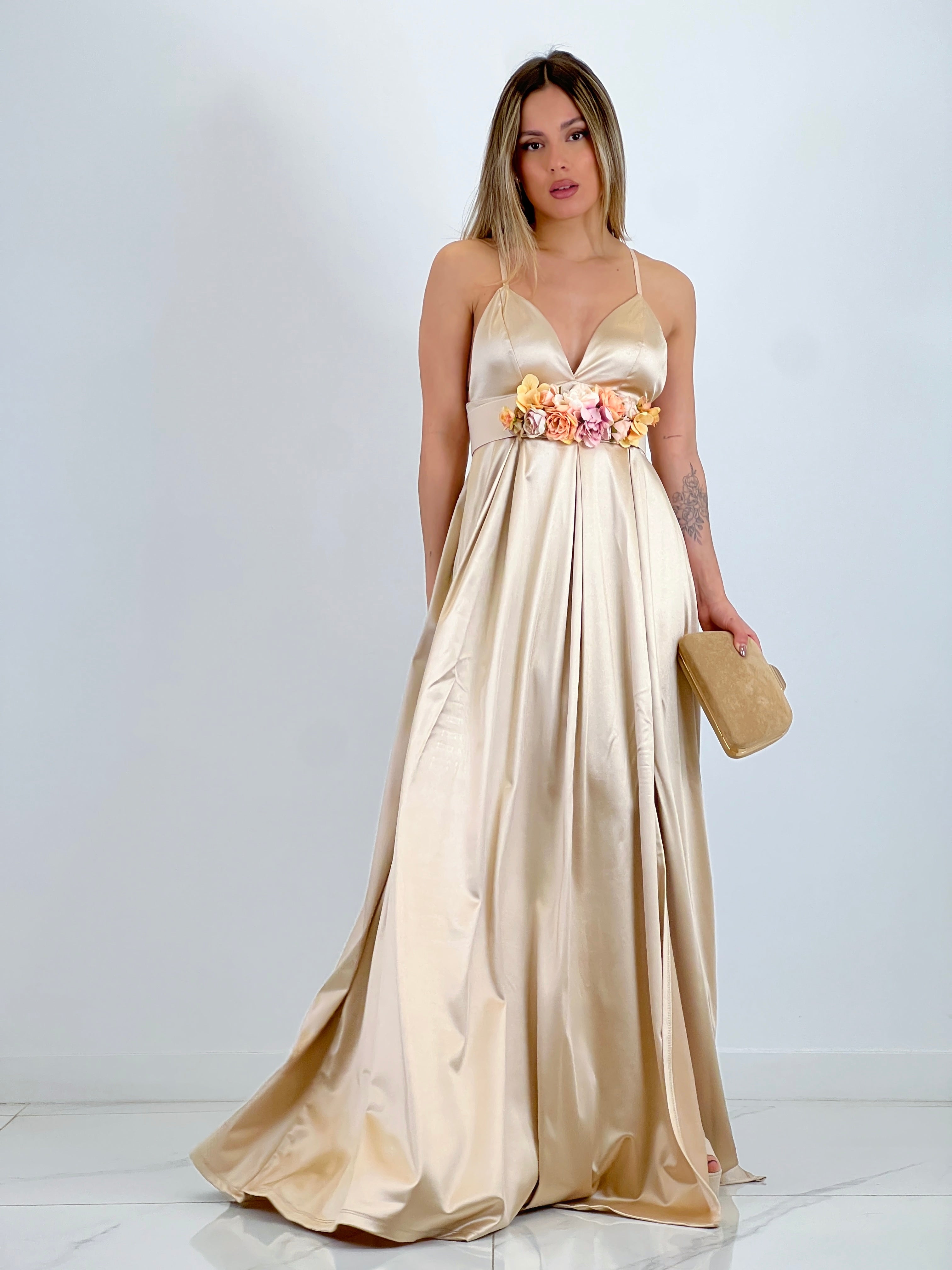 Vestido satinado Seline