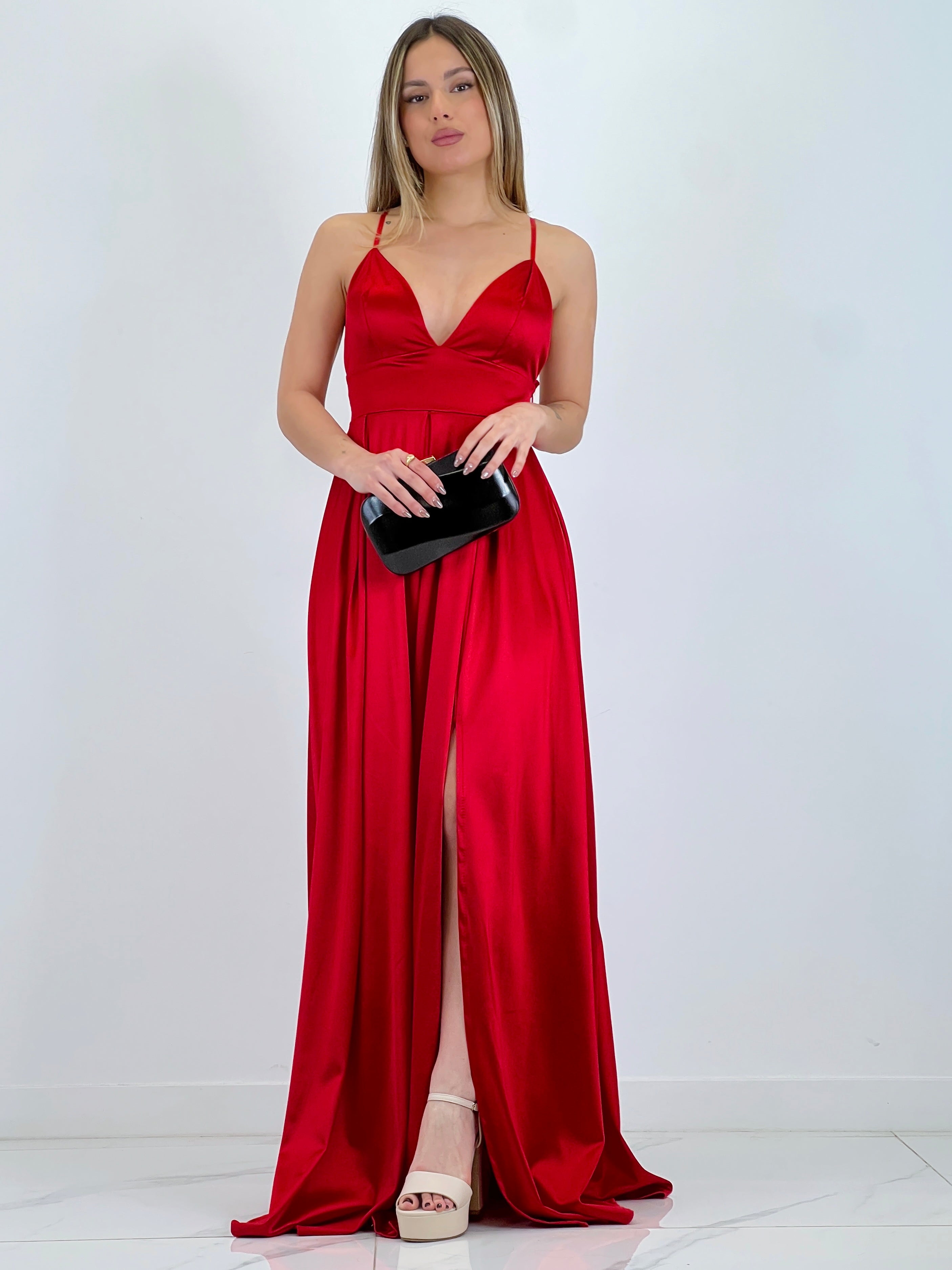 Vestido satinado Seline