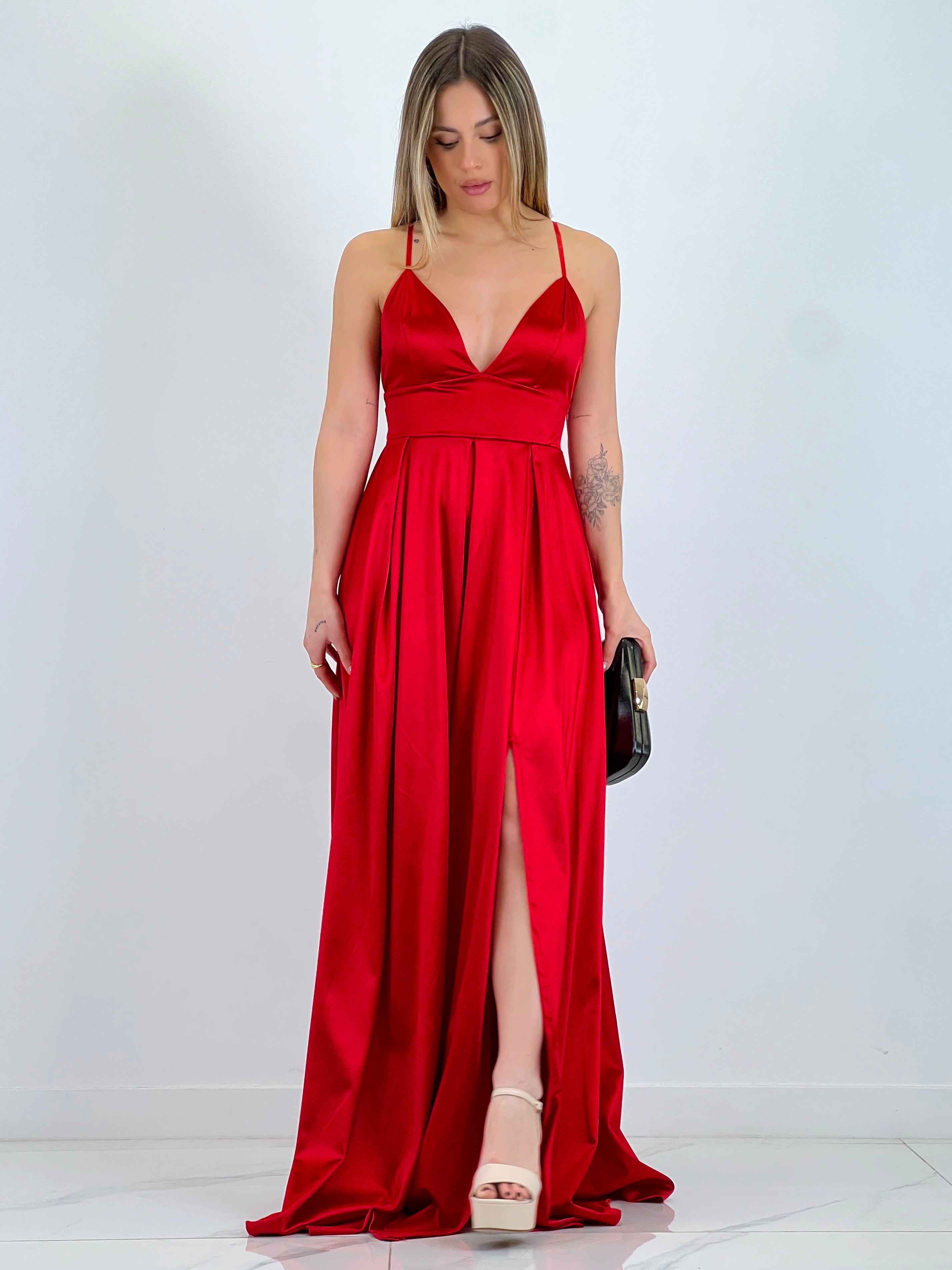 Vestido satinado Seline