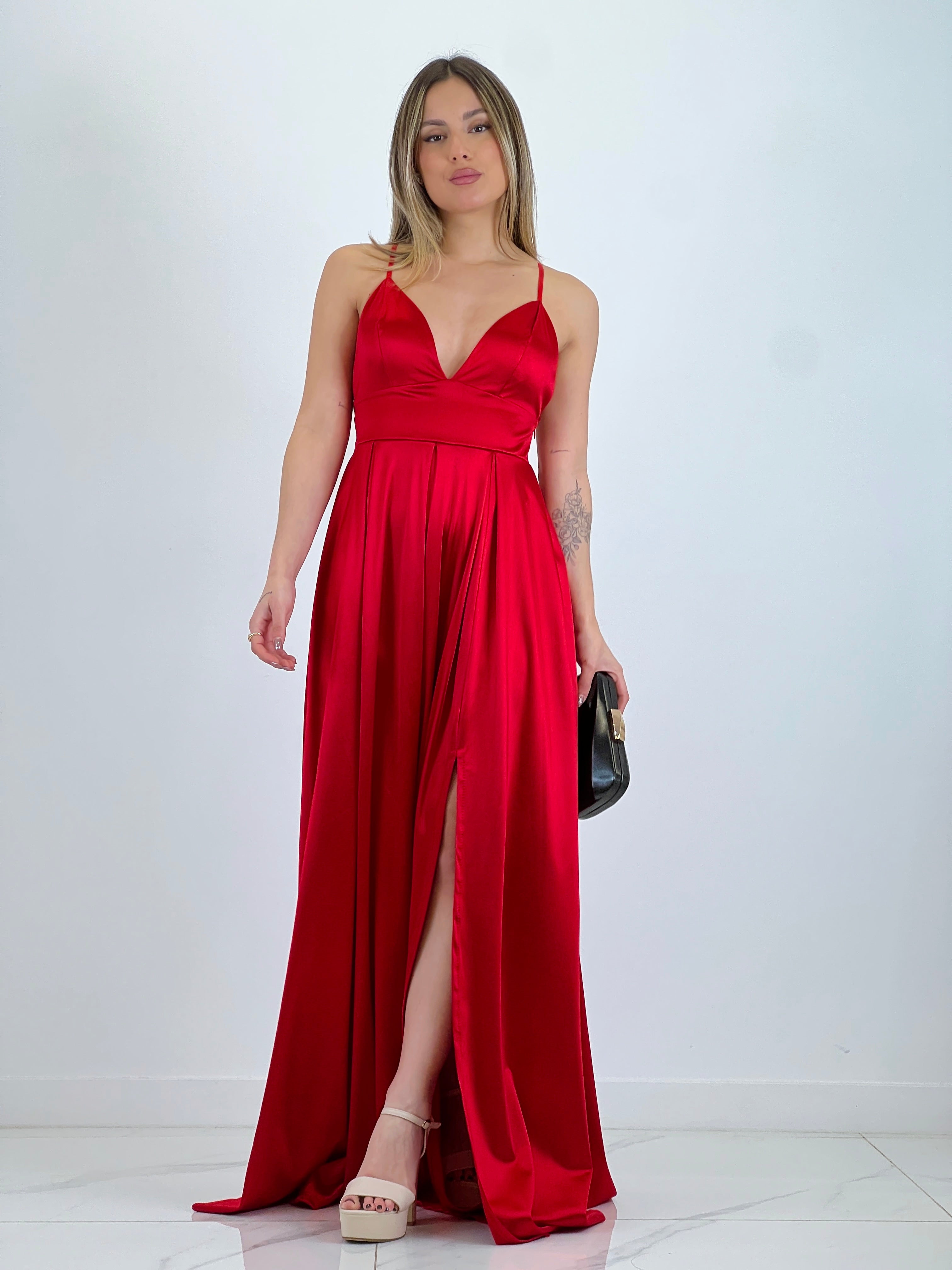 Vestido satinado Seline