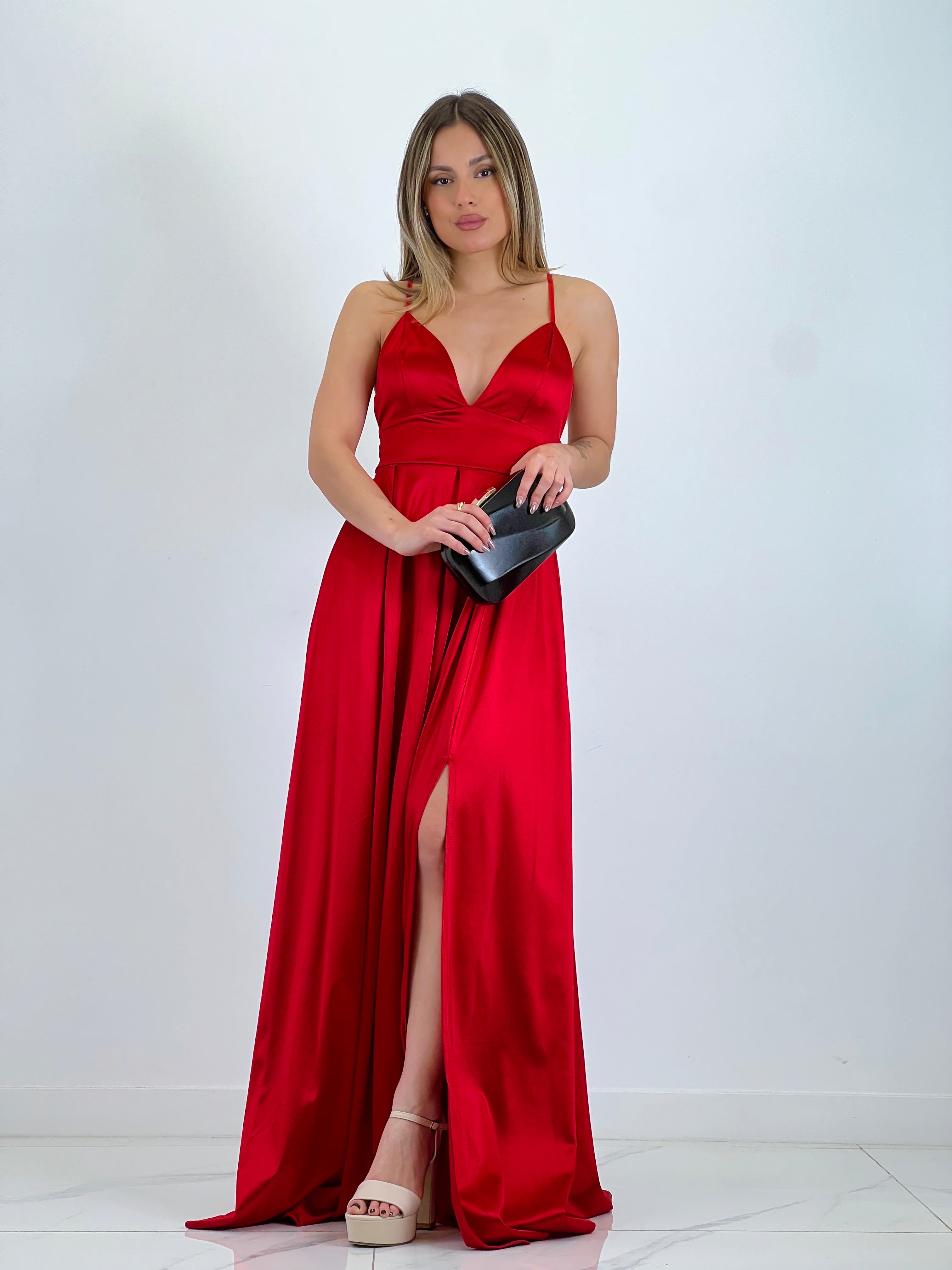 Vestido satinado Seline