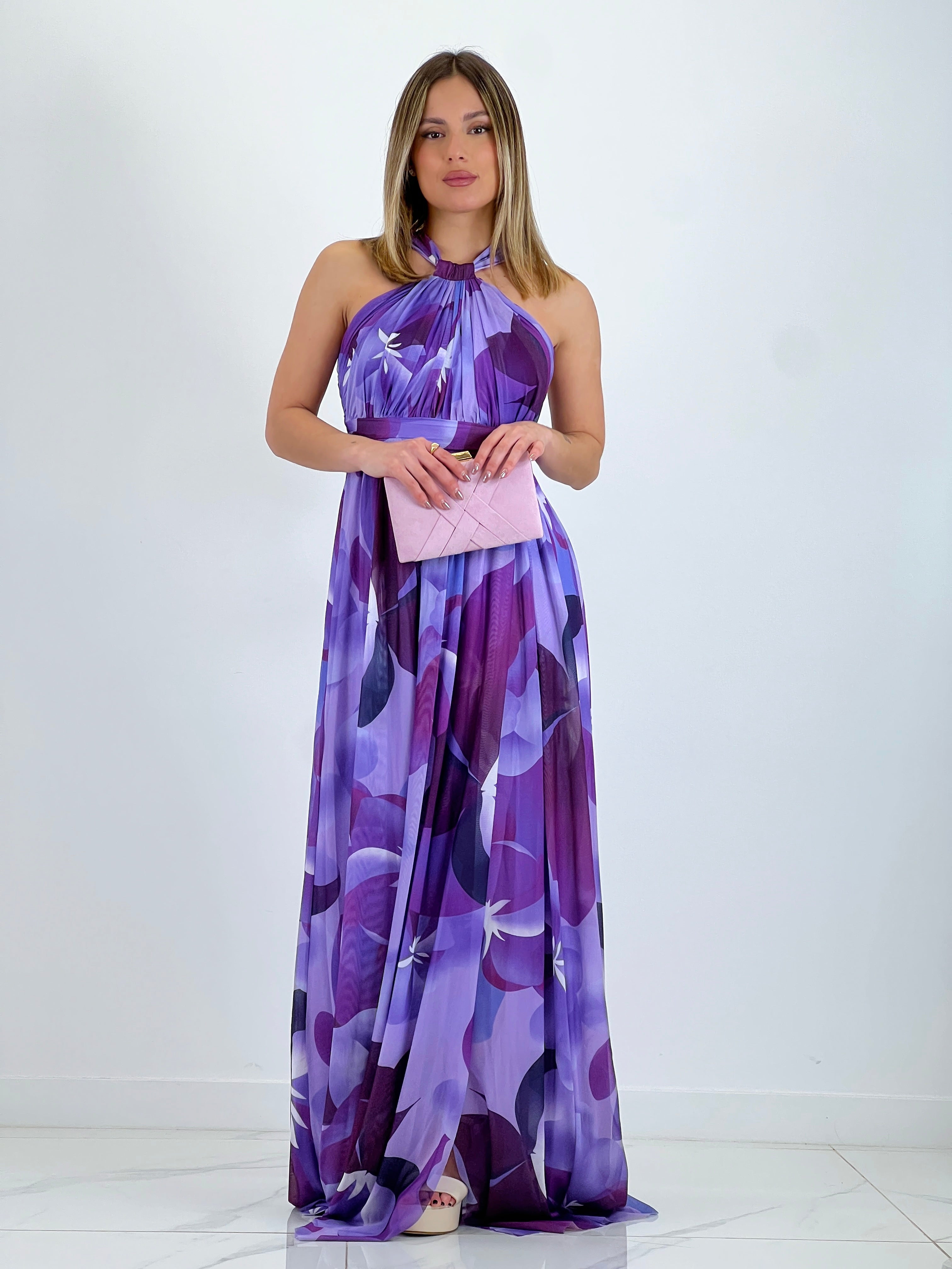 Danae printed dress
