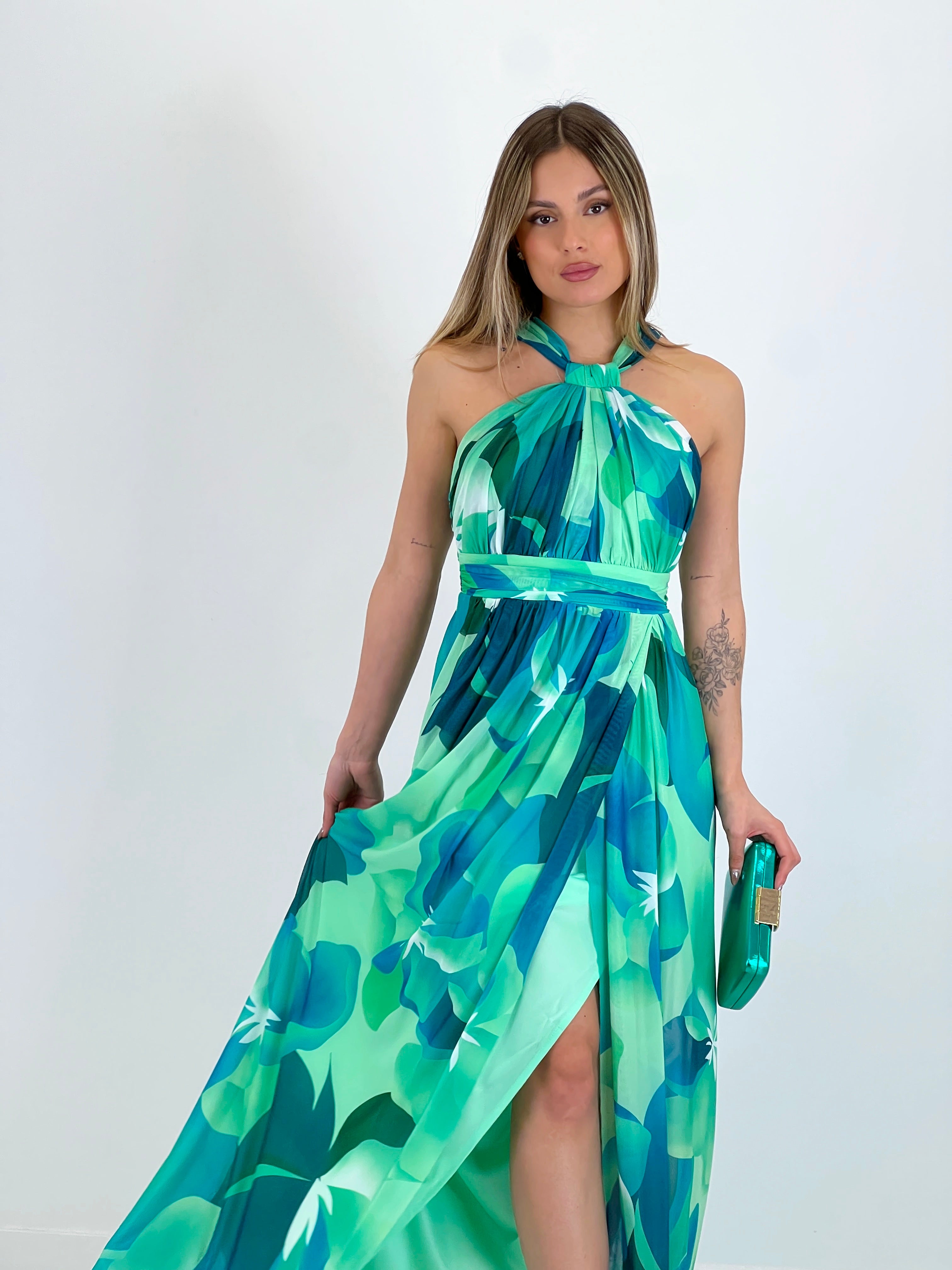 Danae printed dress