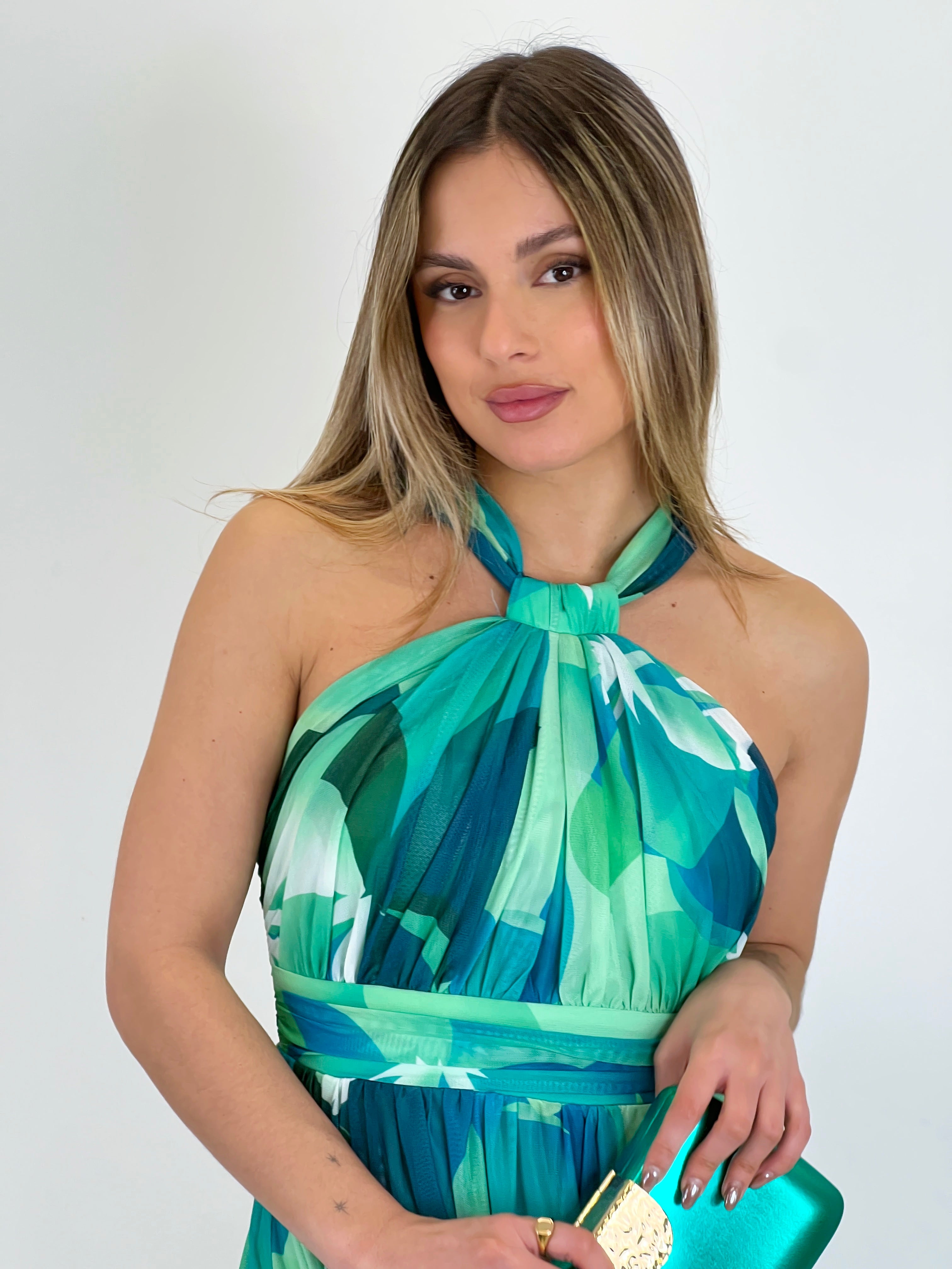 Danae printed dress