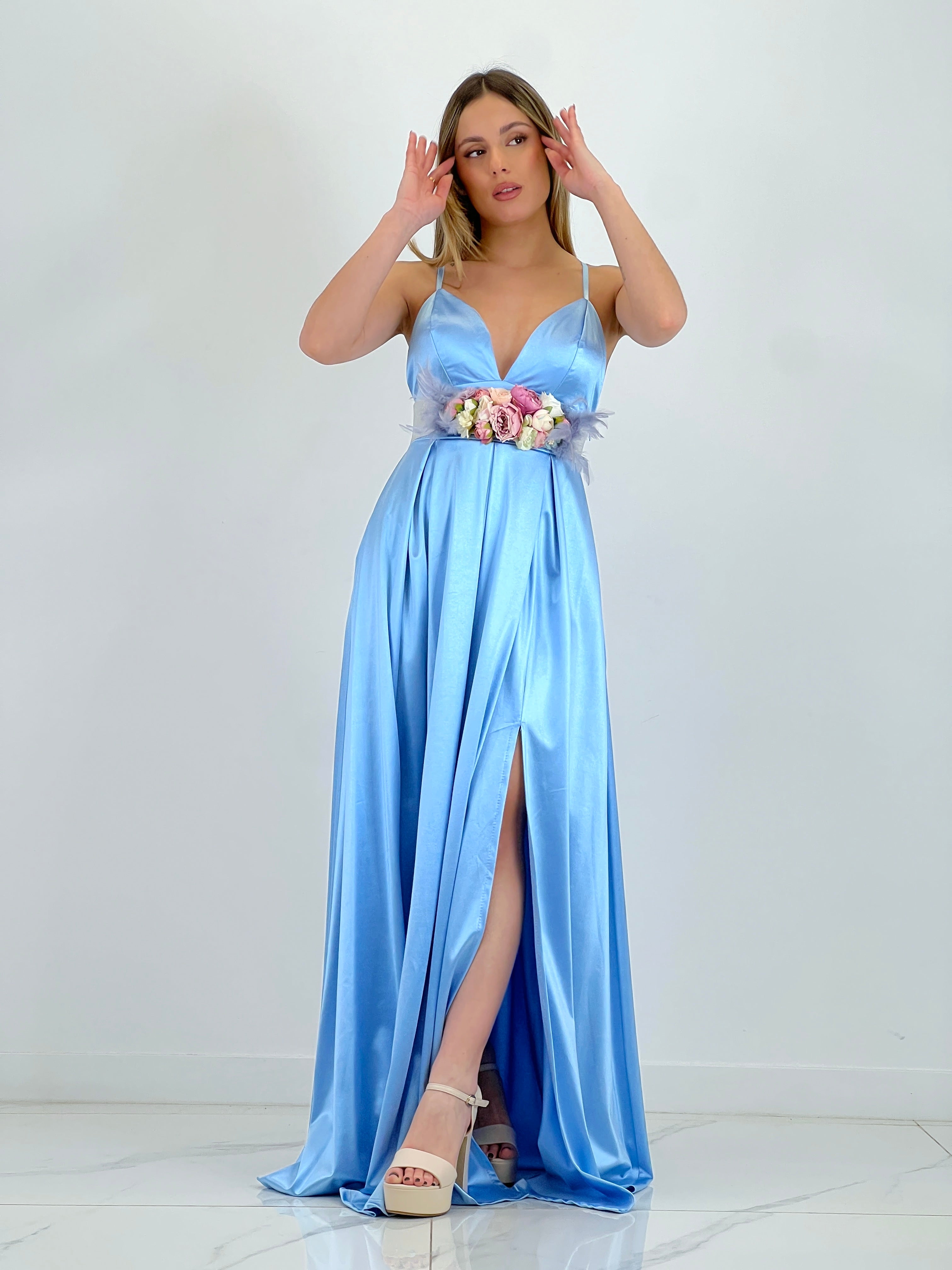 Vestido satinado Seline