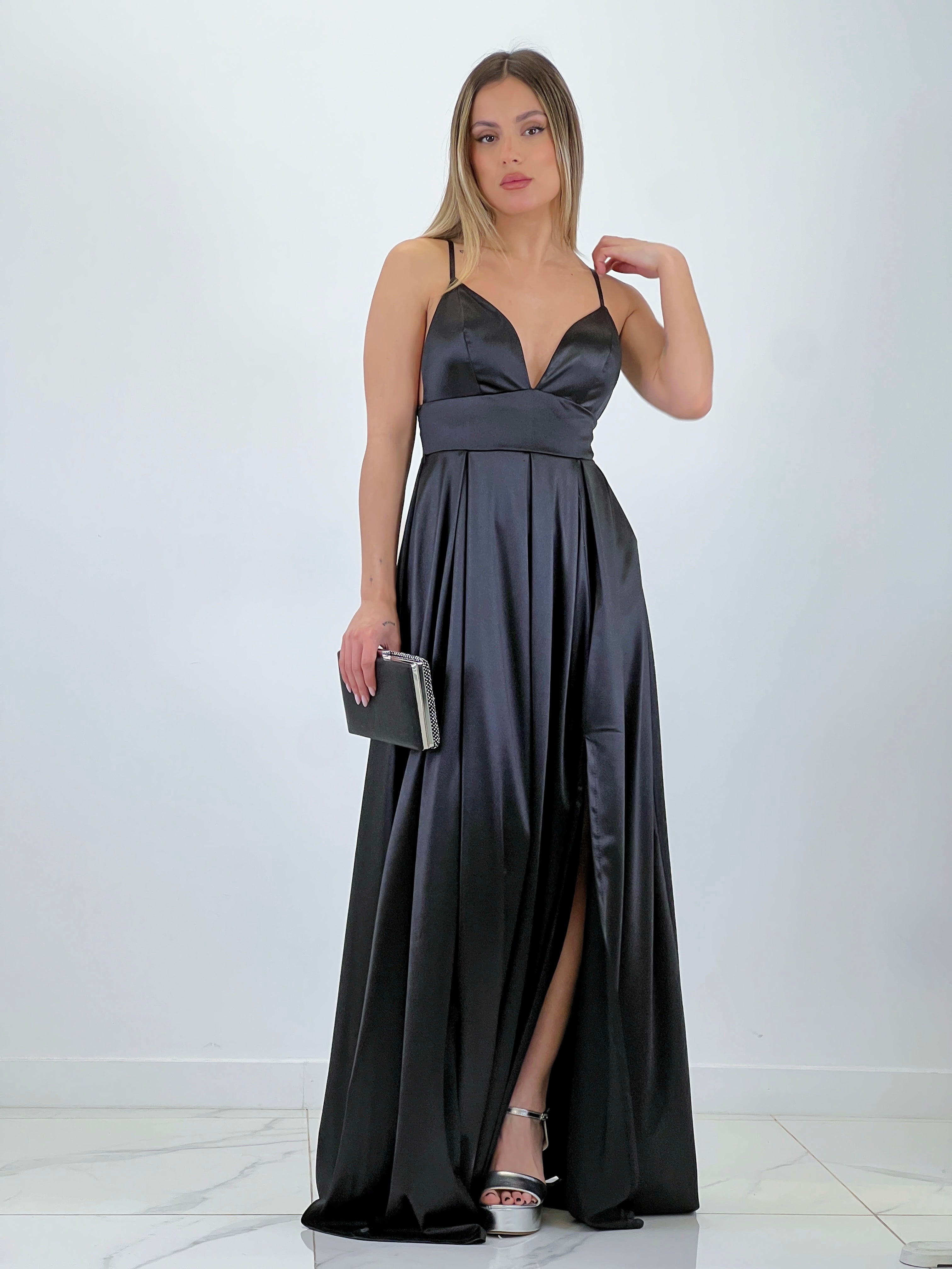 Vestido satinado Seline