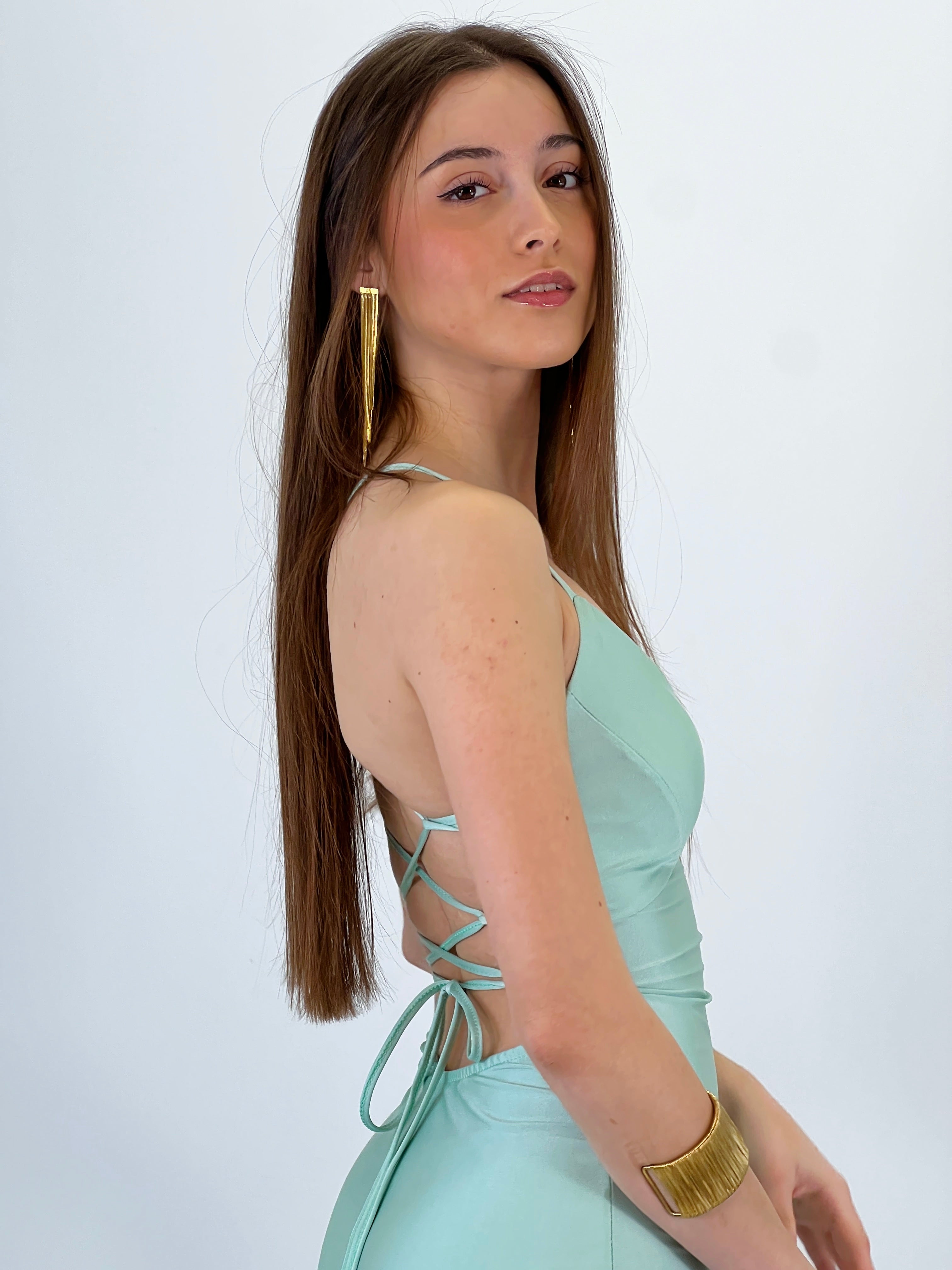 Vestido espalda cruzada Lara