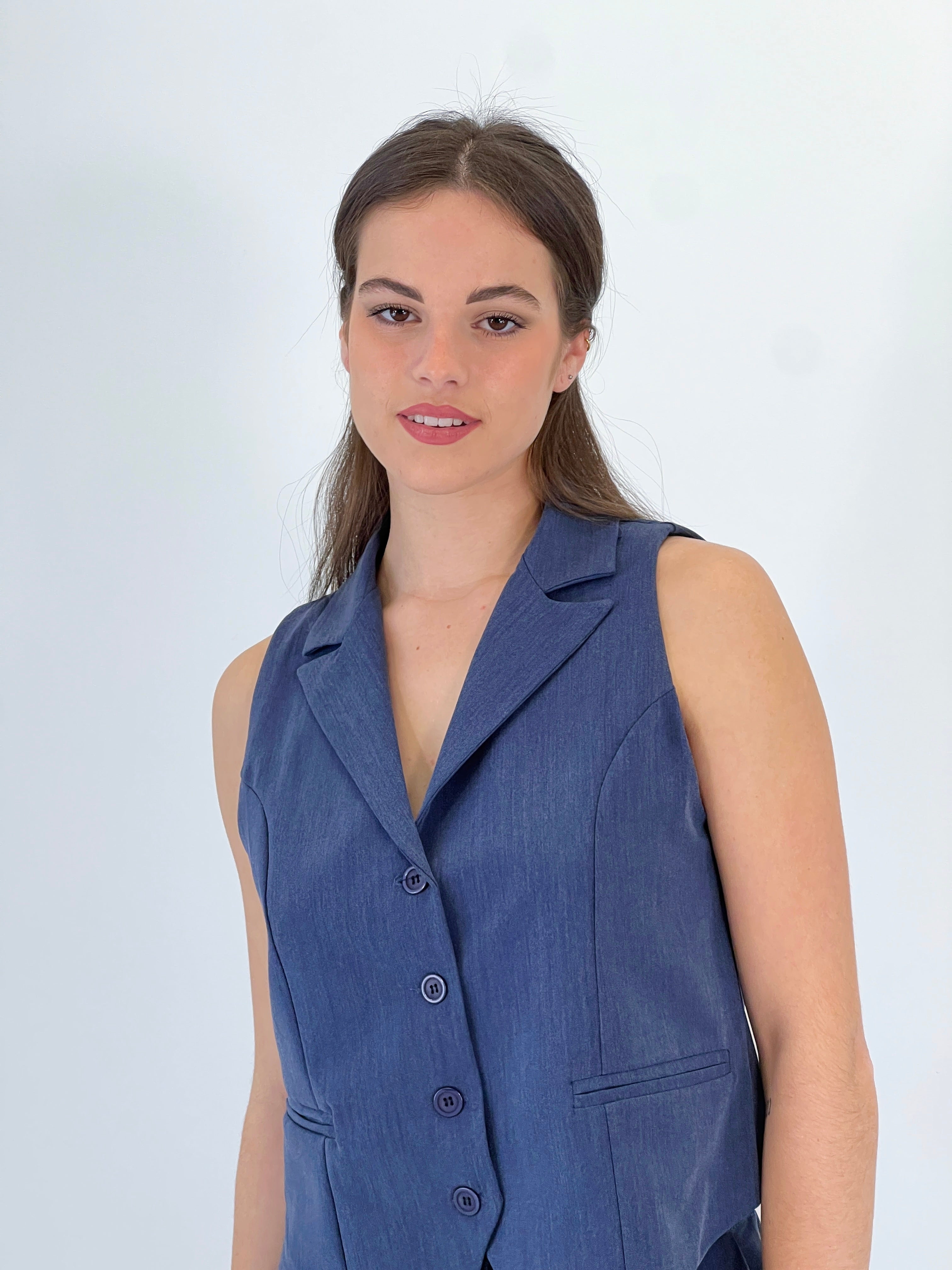 Conjunto pantalón y chaleco Paris