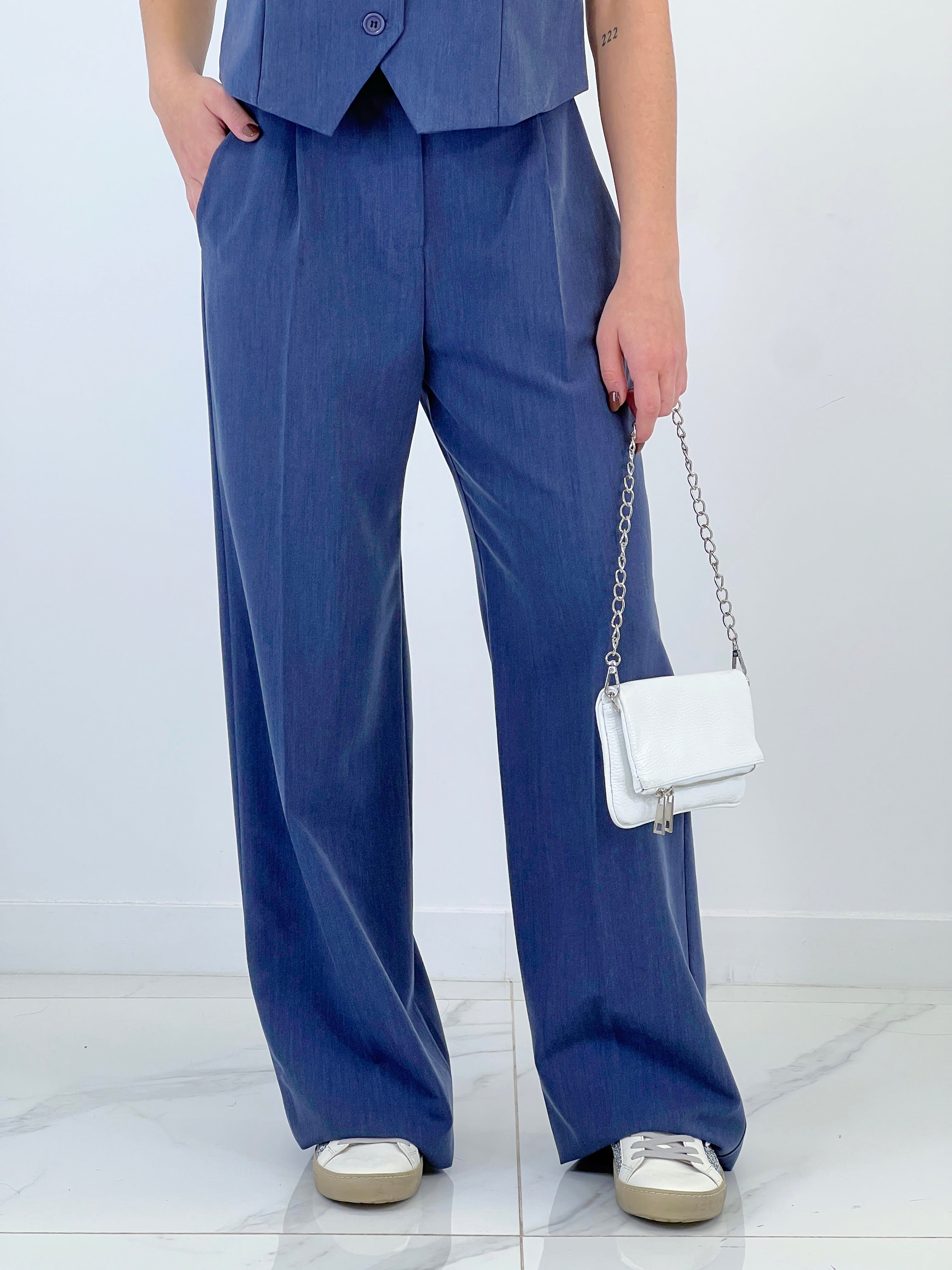 Conjunto pantalón y chaleco Paris