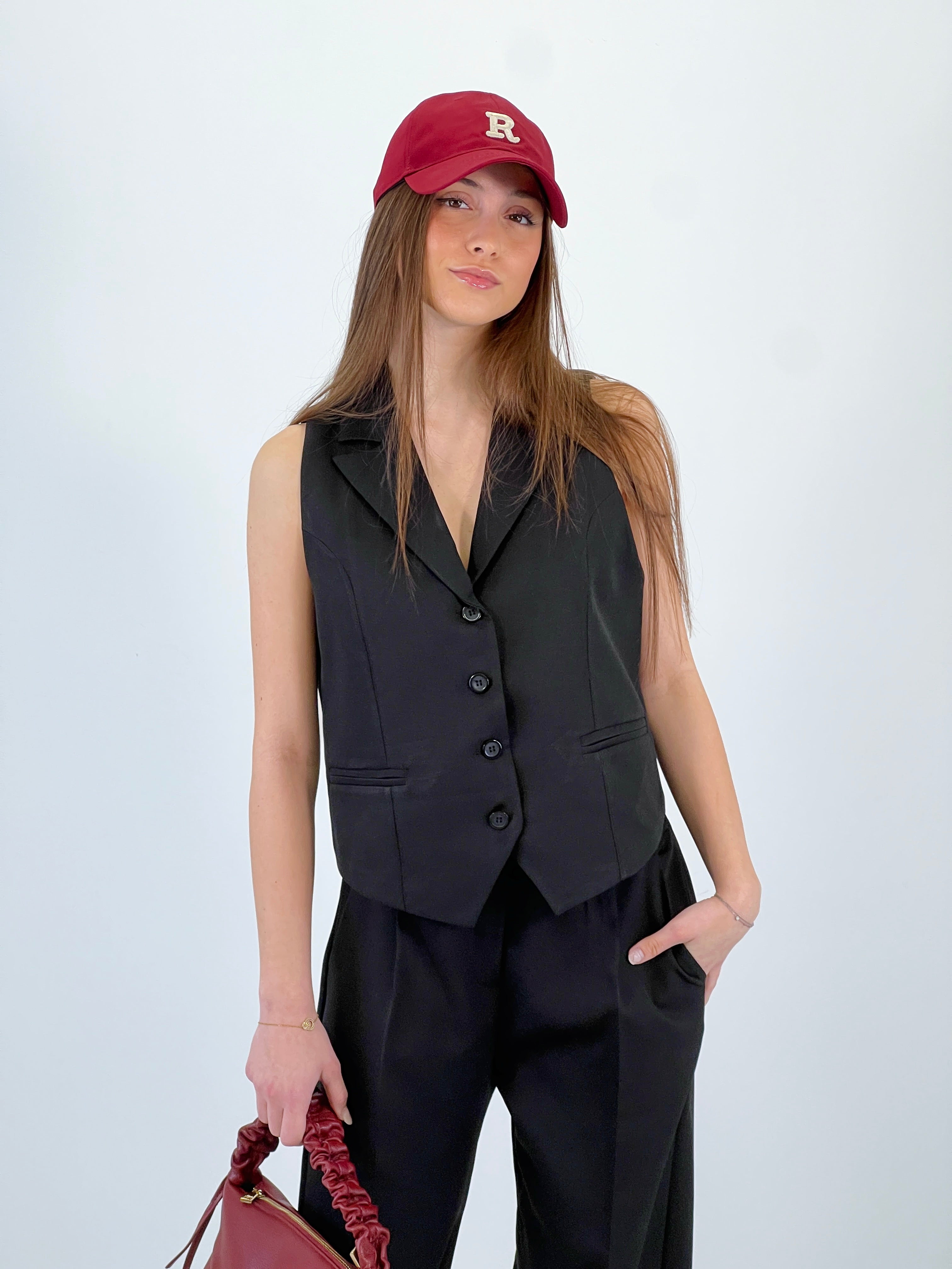 Conjunto pantalón y chaleco Paris