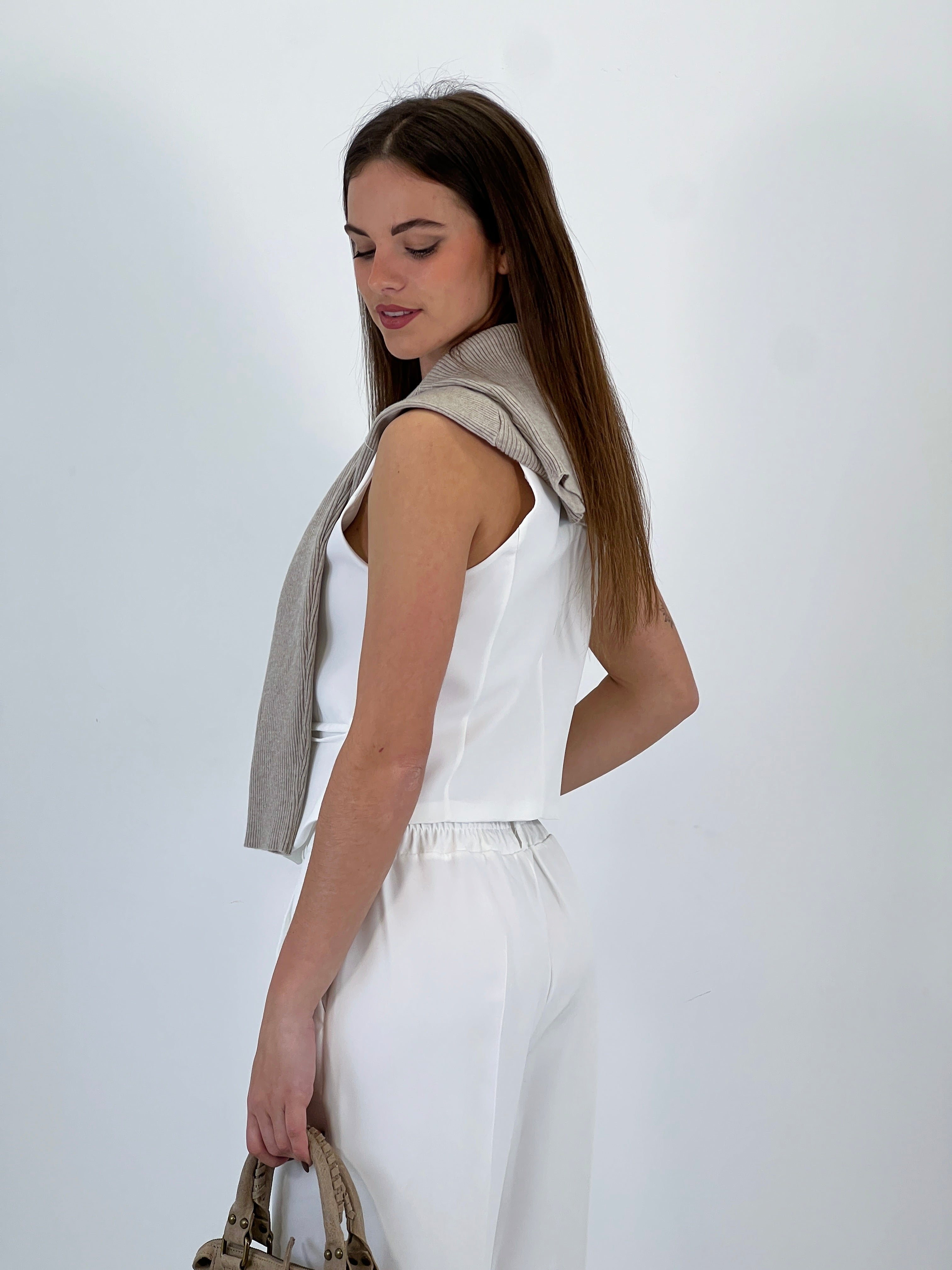 Conjunto pantalón y chaleco Paris