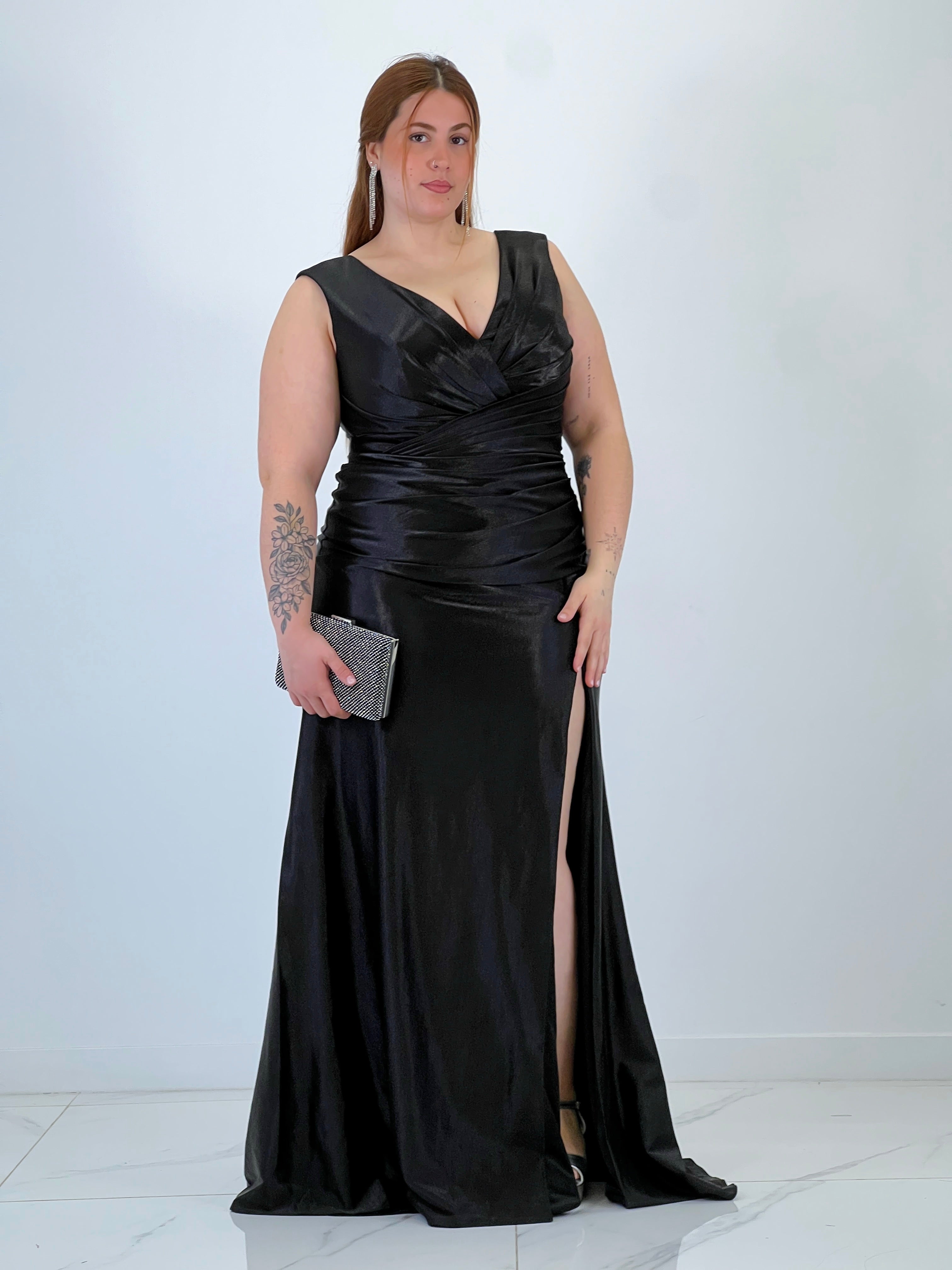 Vestido satinado Yael