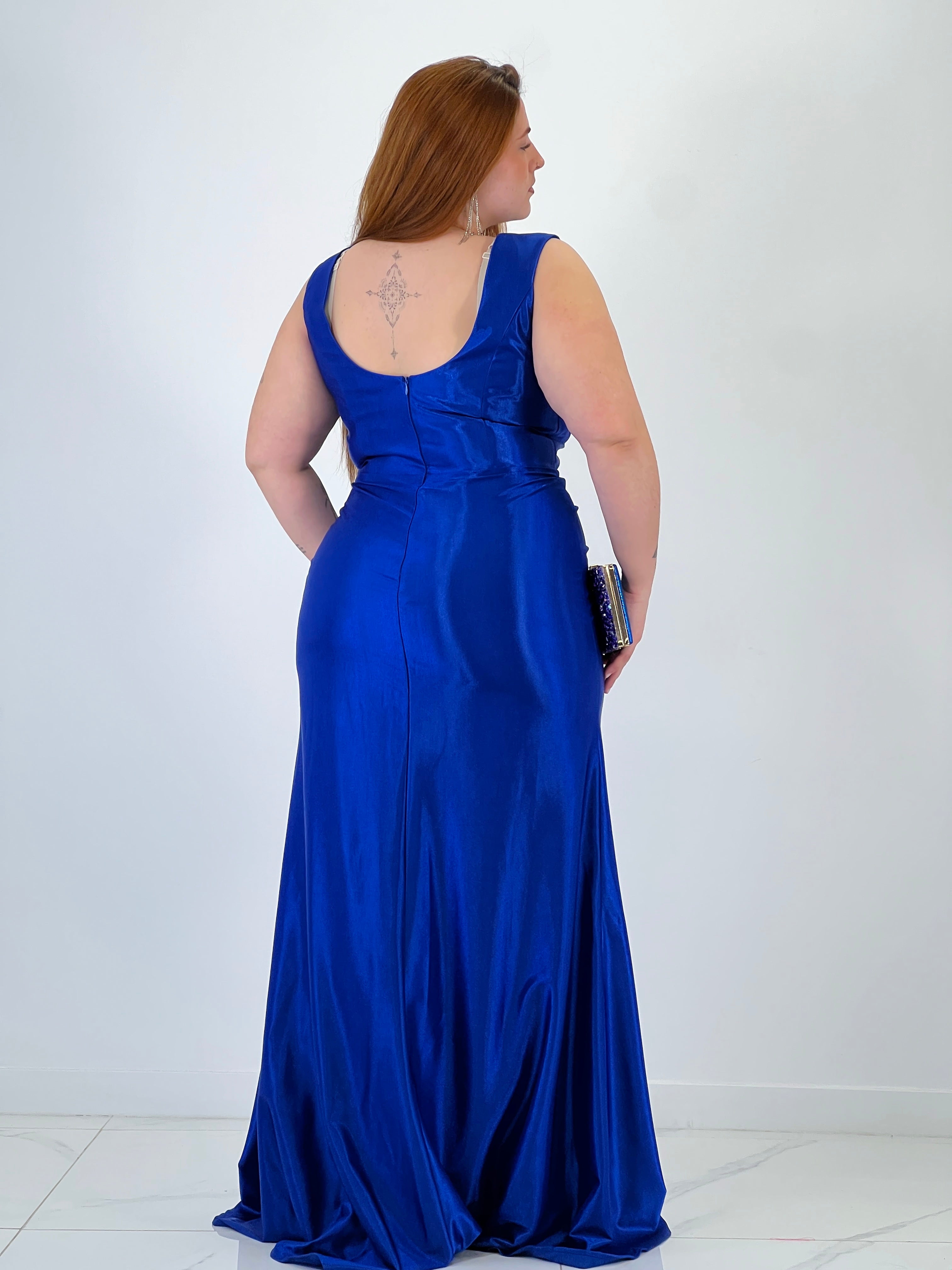 Vestido satinado Yael