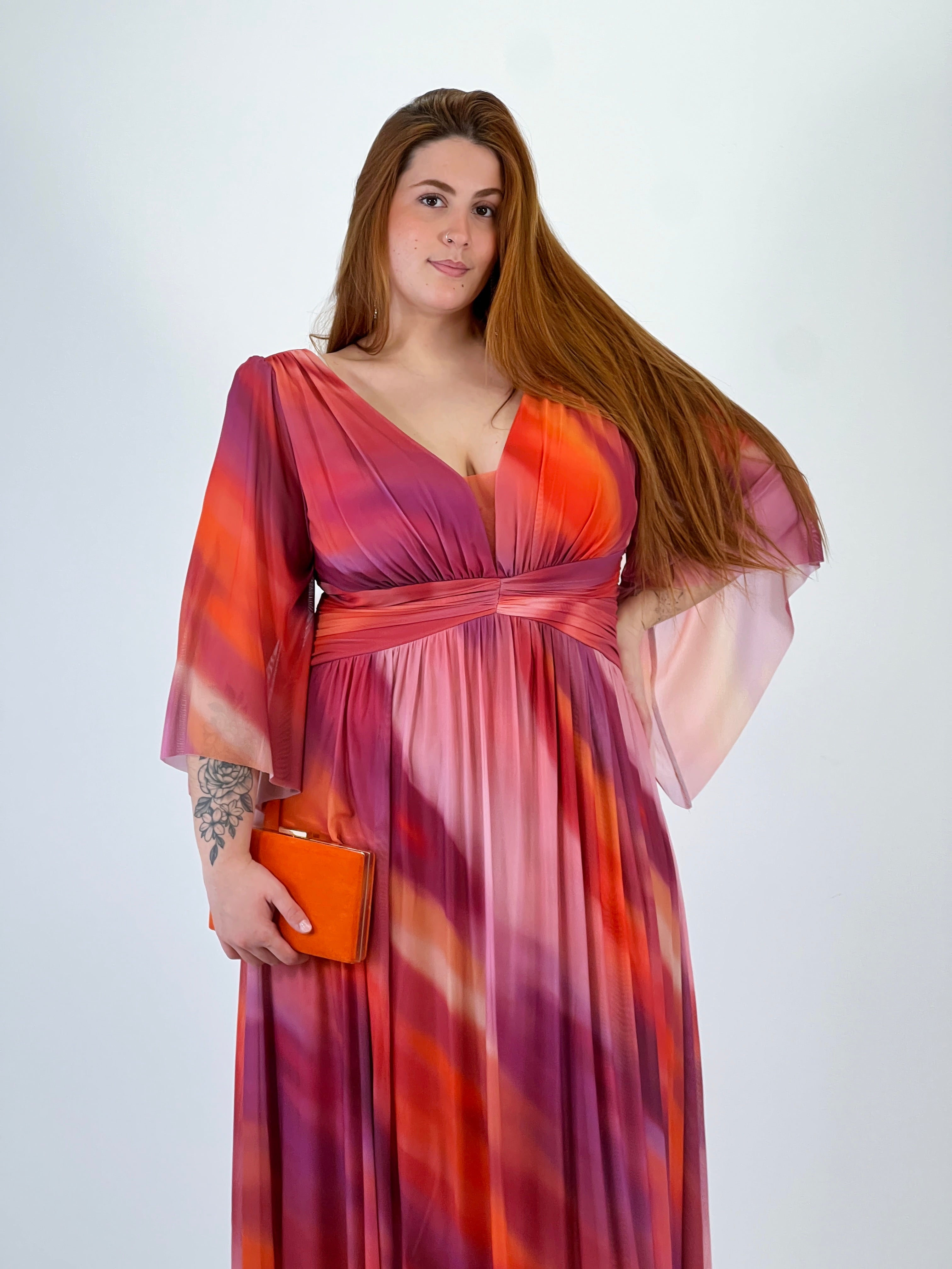 Vestido acuarela Tiffany