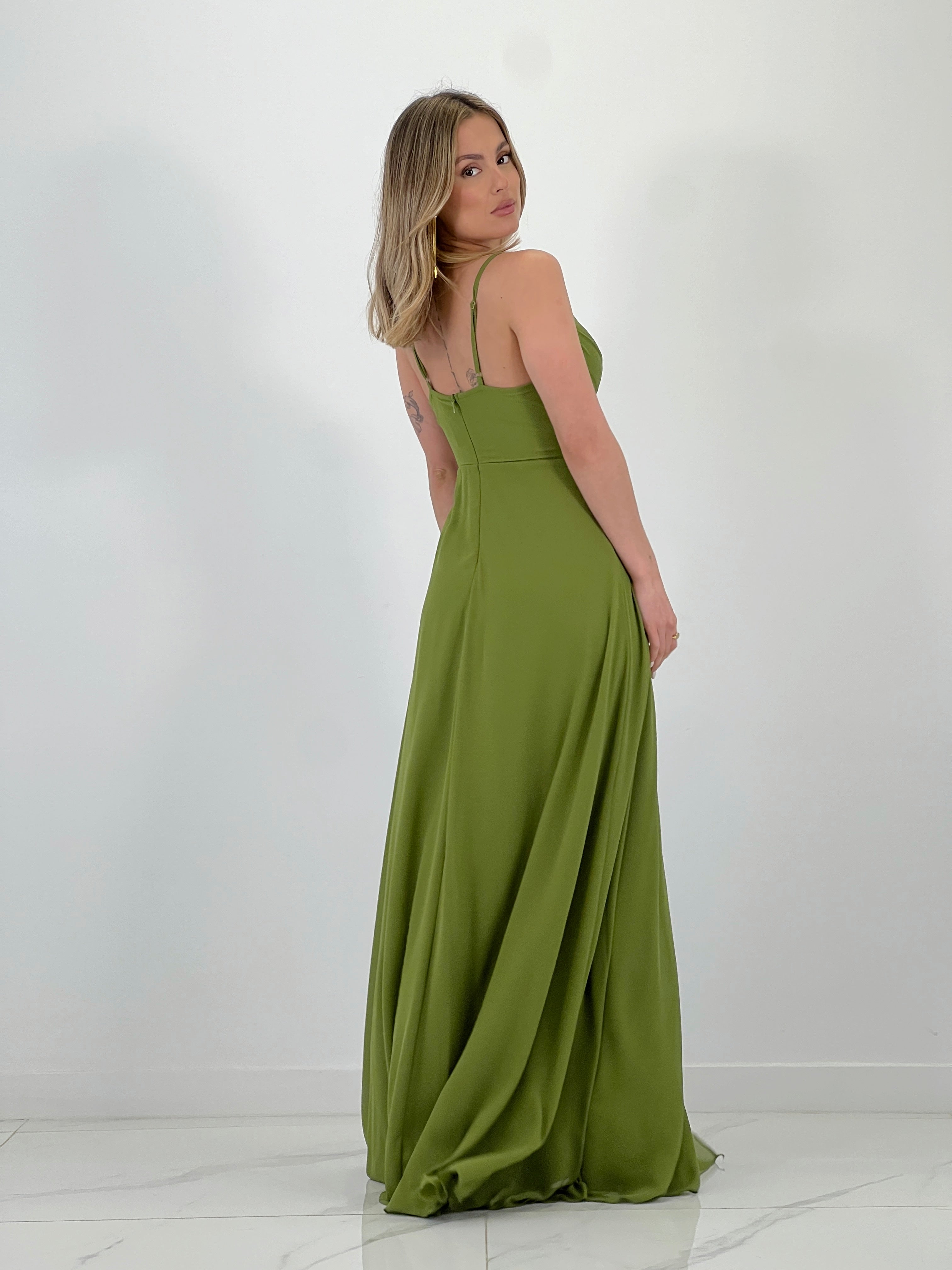 Vestido ceremonia Escote V - Zebra&Maduixa®