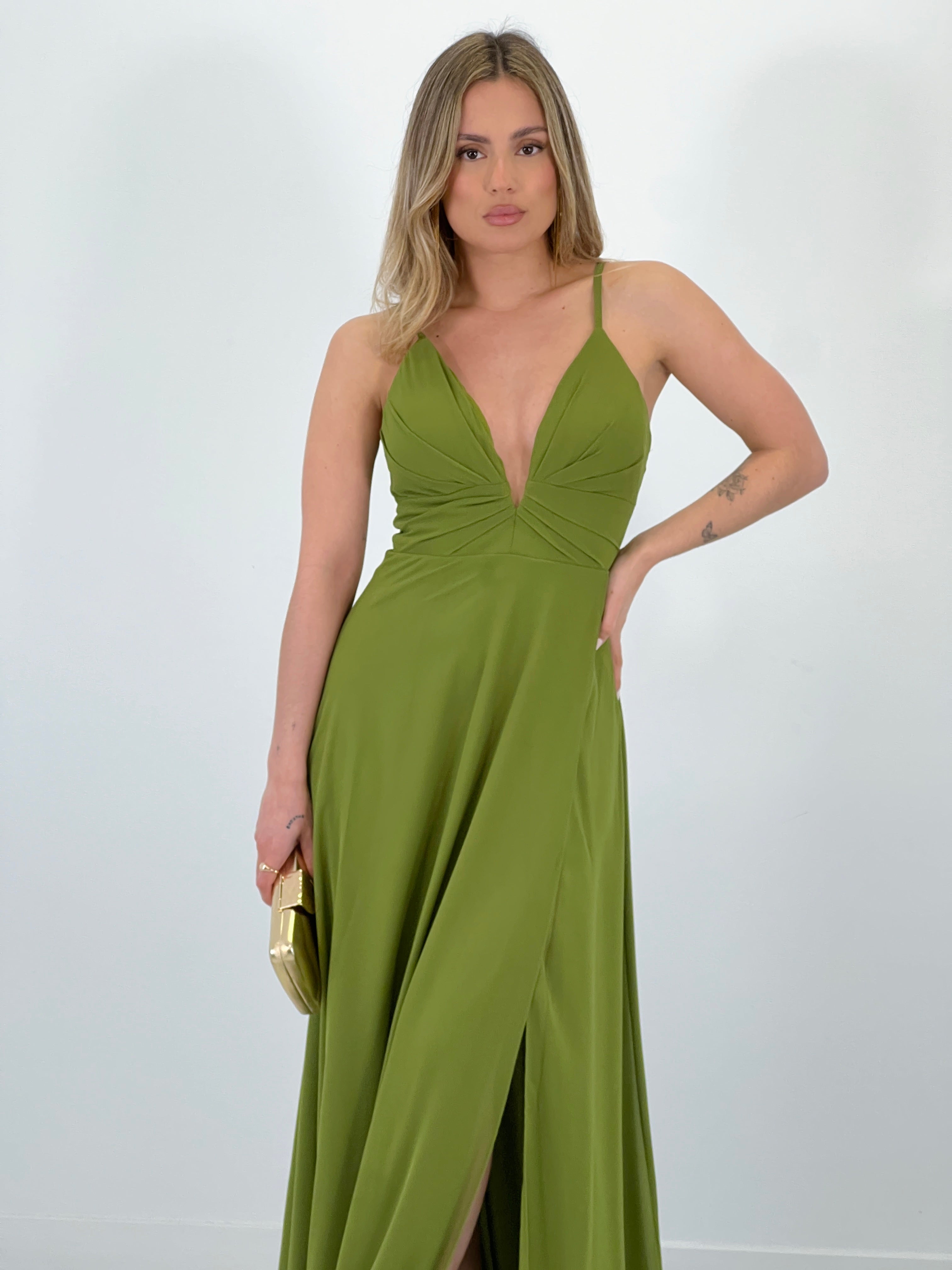 Vestido ceremonia Escote V - Zebra&Maduixa®