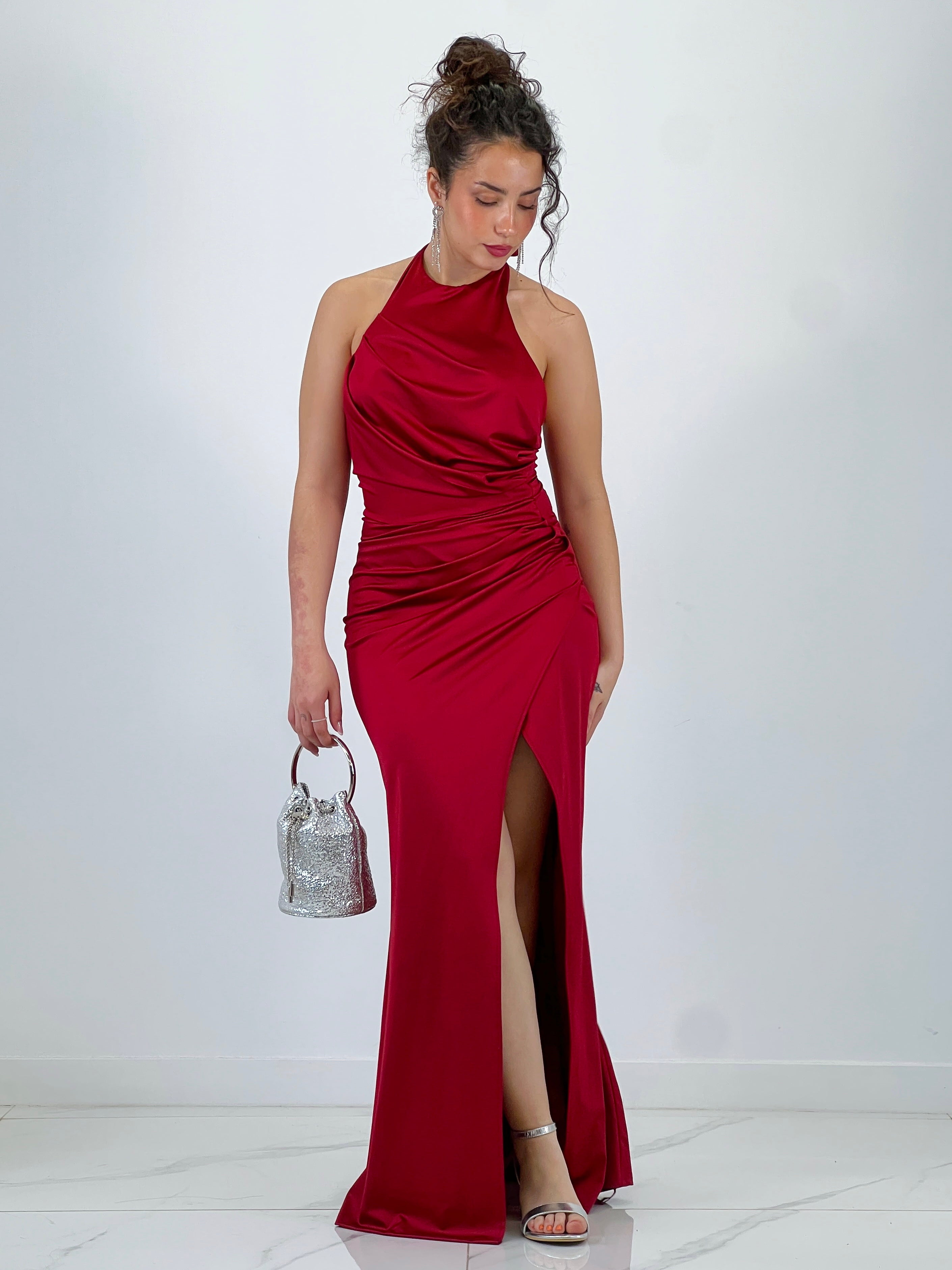 Vestido halter Rebeca