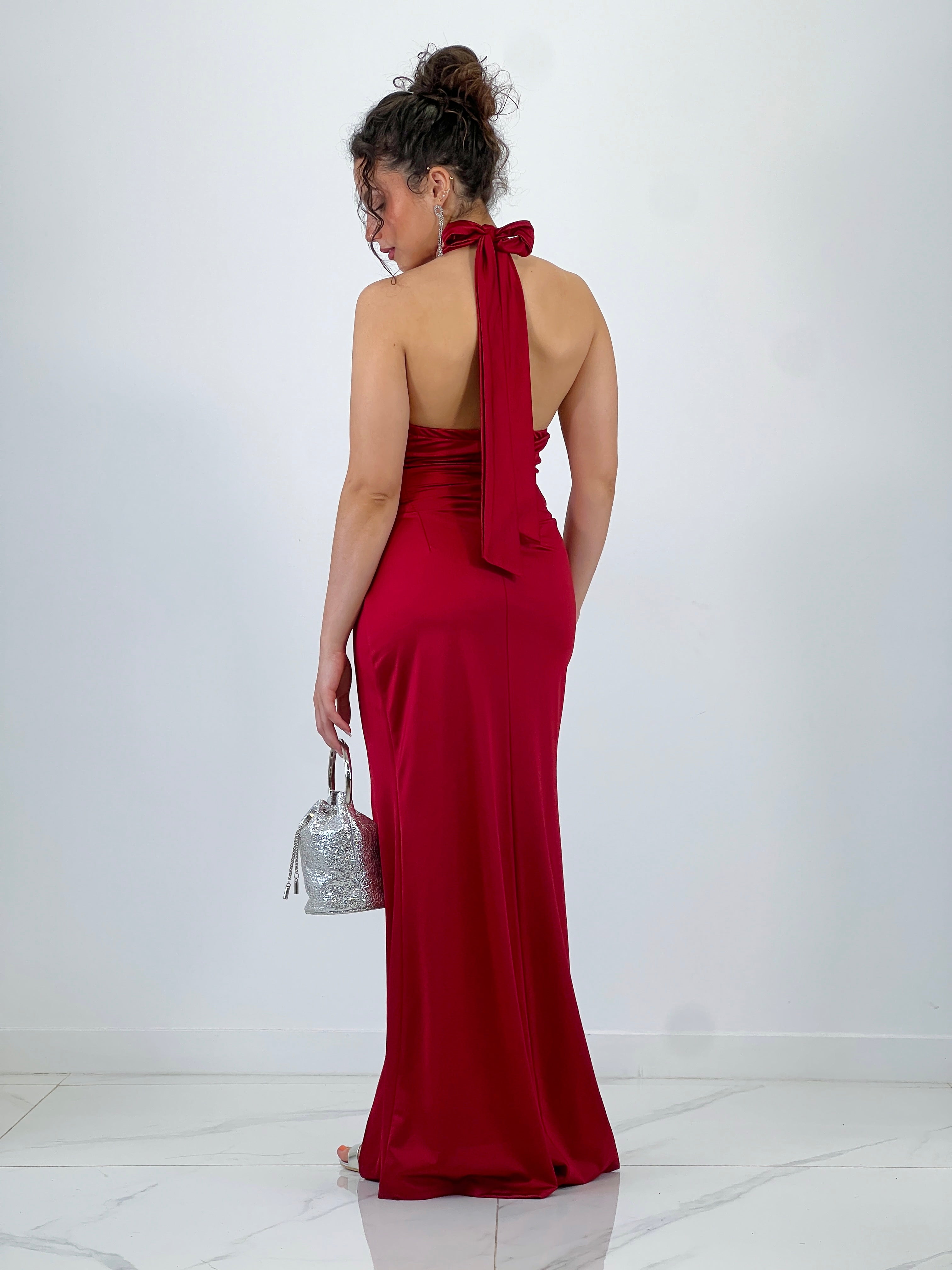 Vestido halter Rebeca