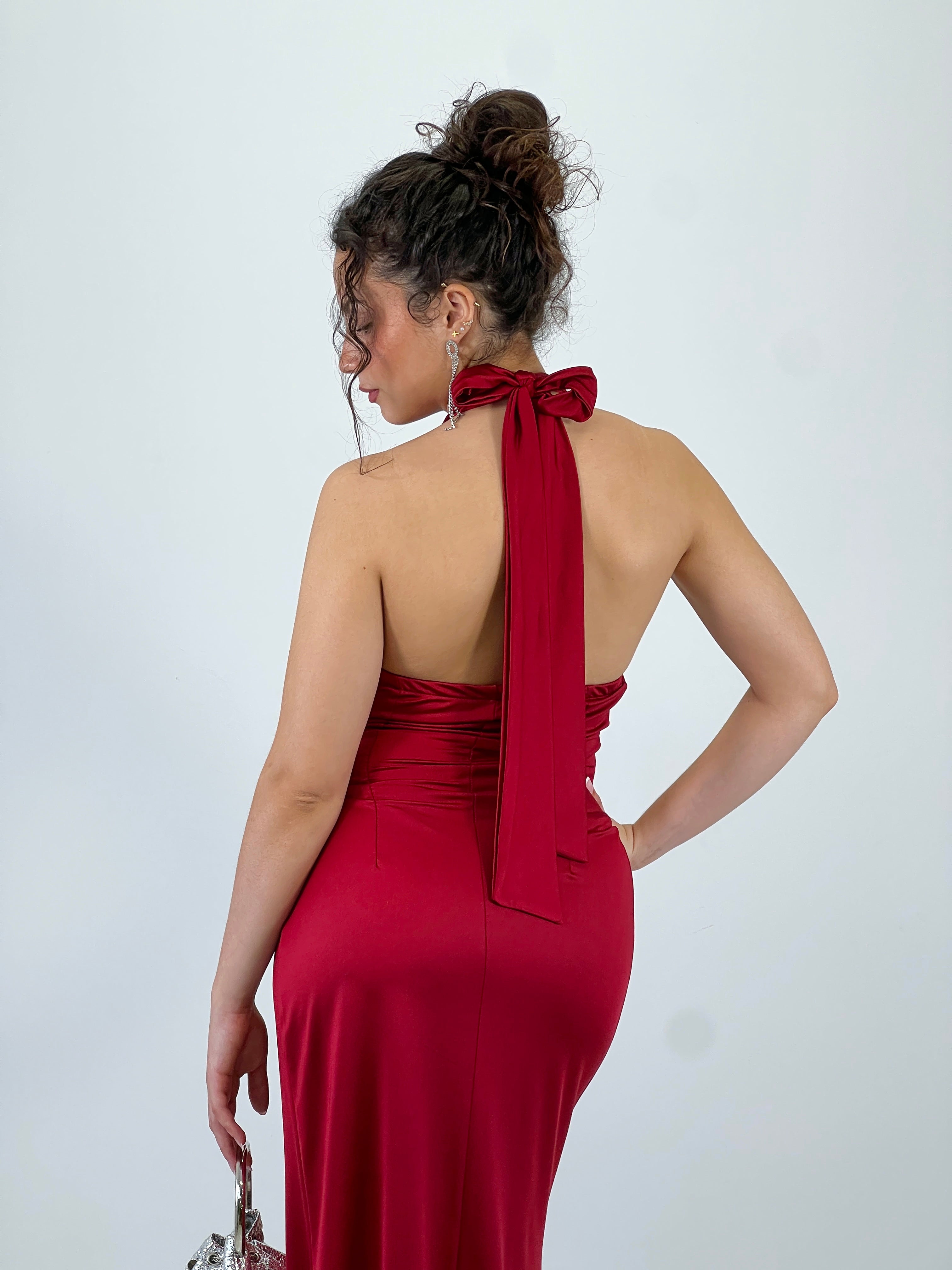 Vestido halter Rebeca