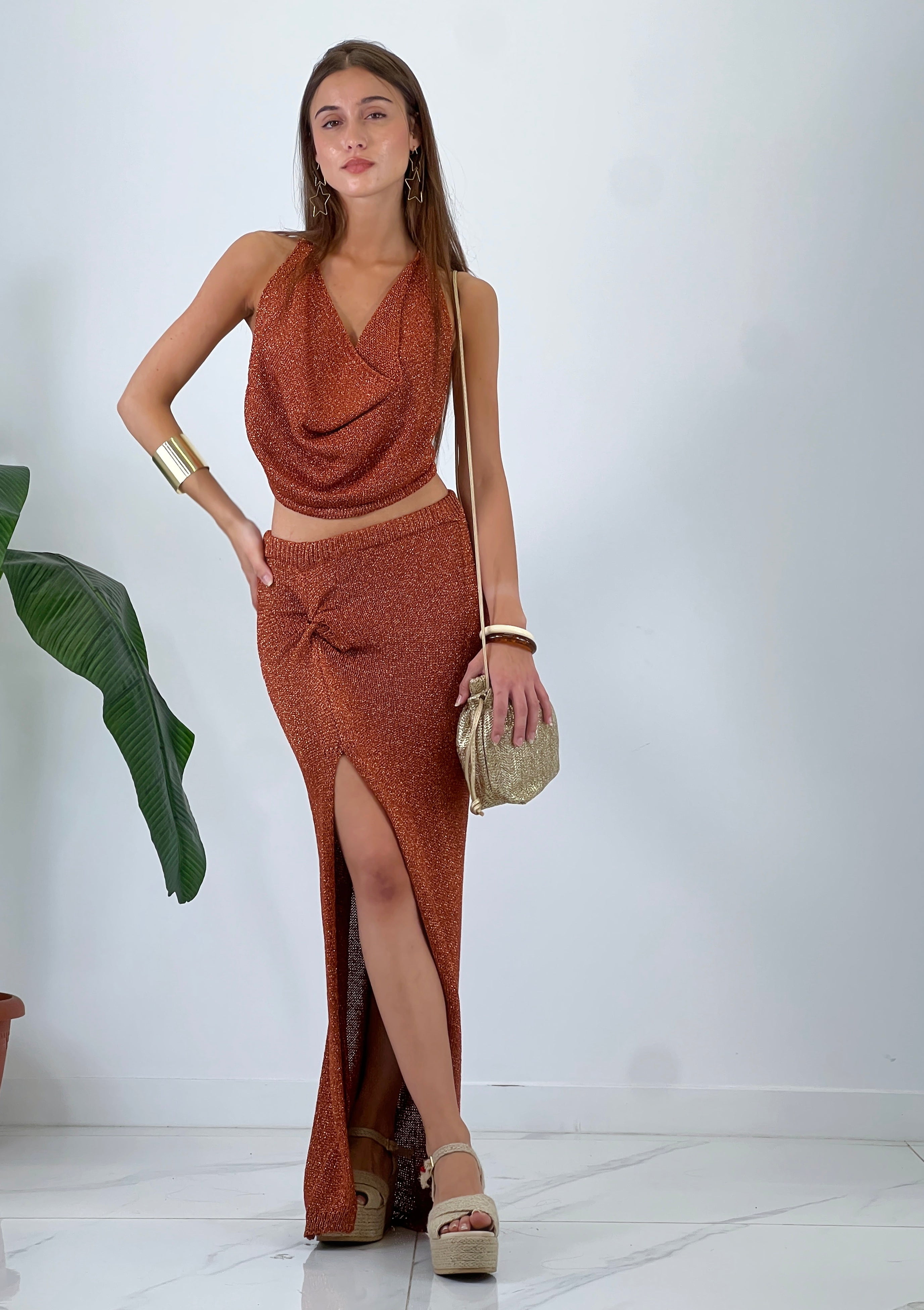 Conjunto punto lurex Arun