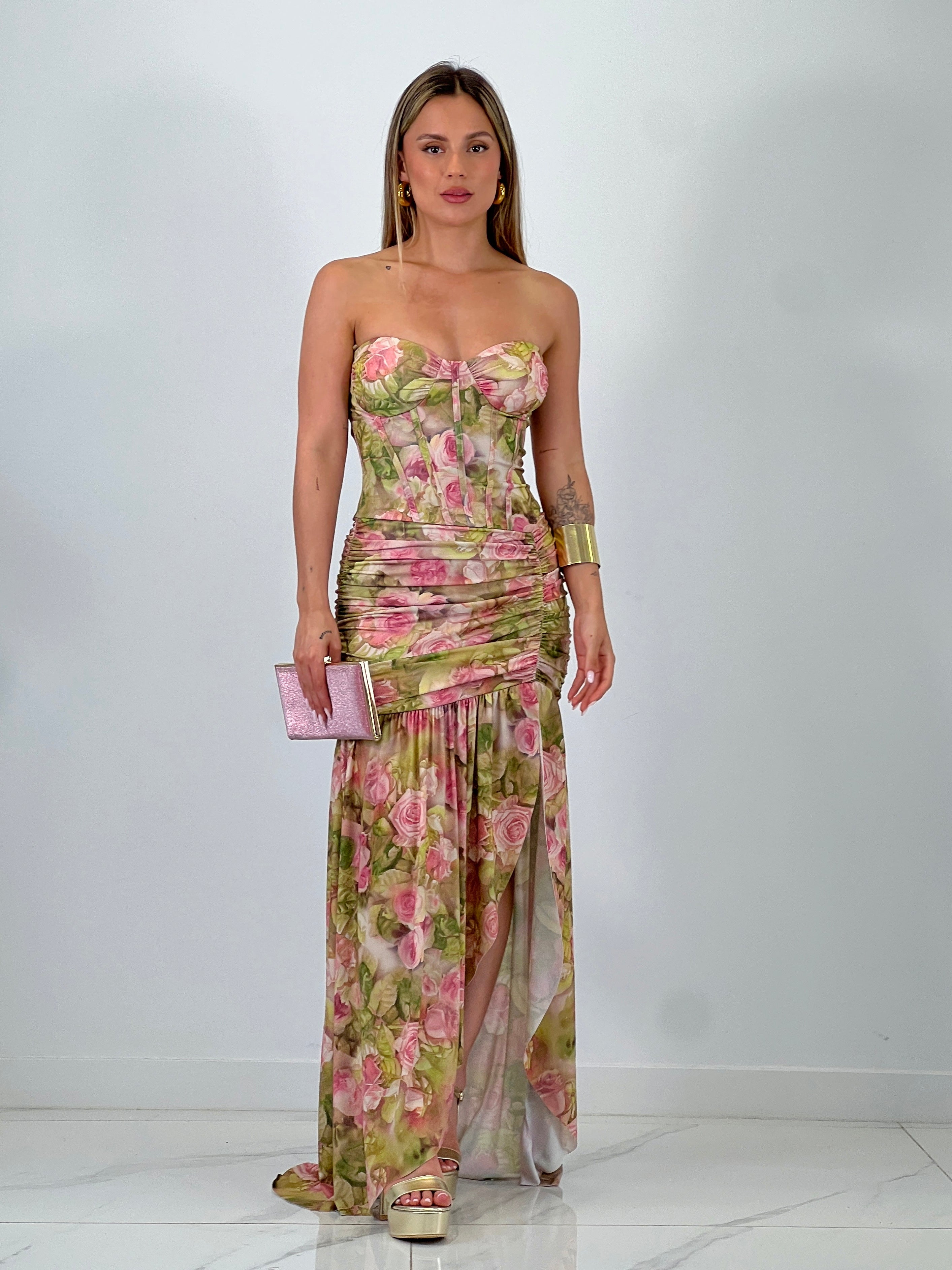 Vestido estampado floral Lola