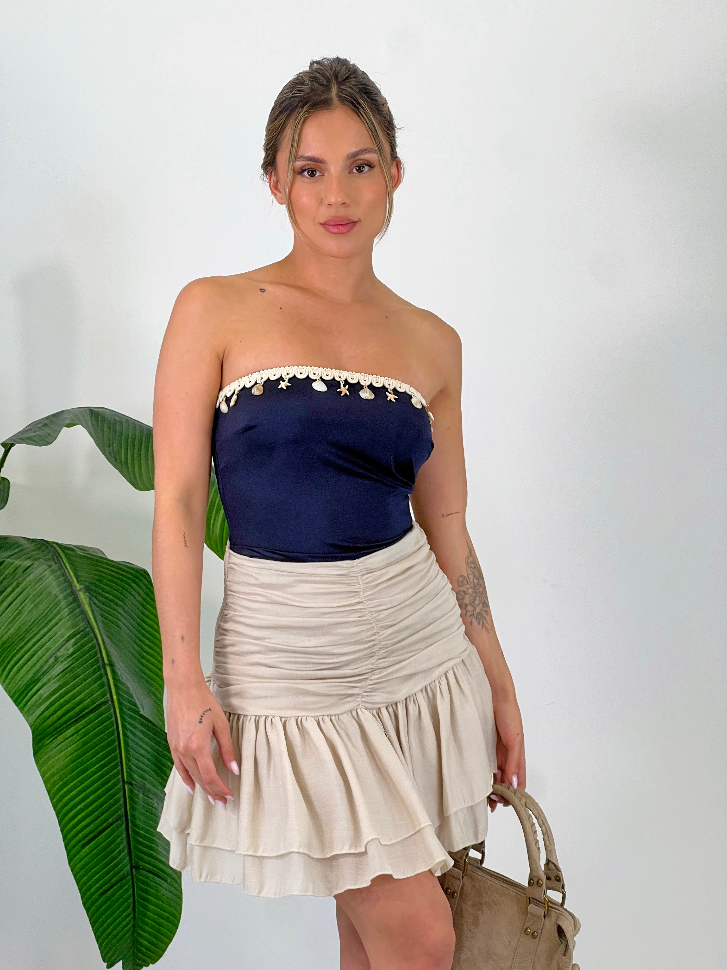 Fascia superiore bandana conchas