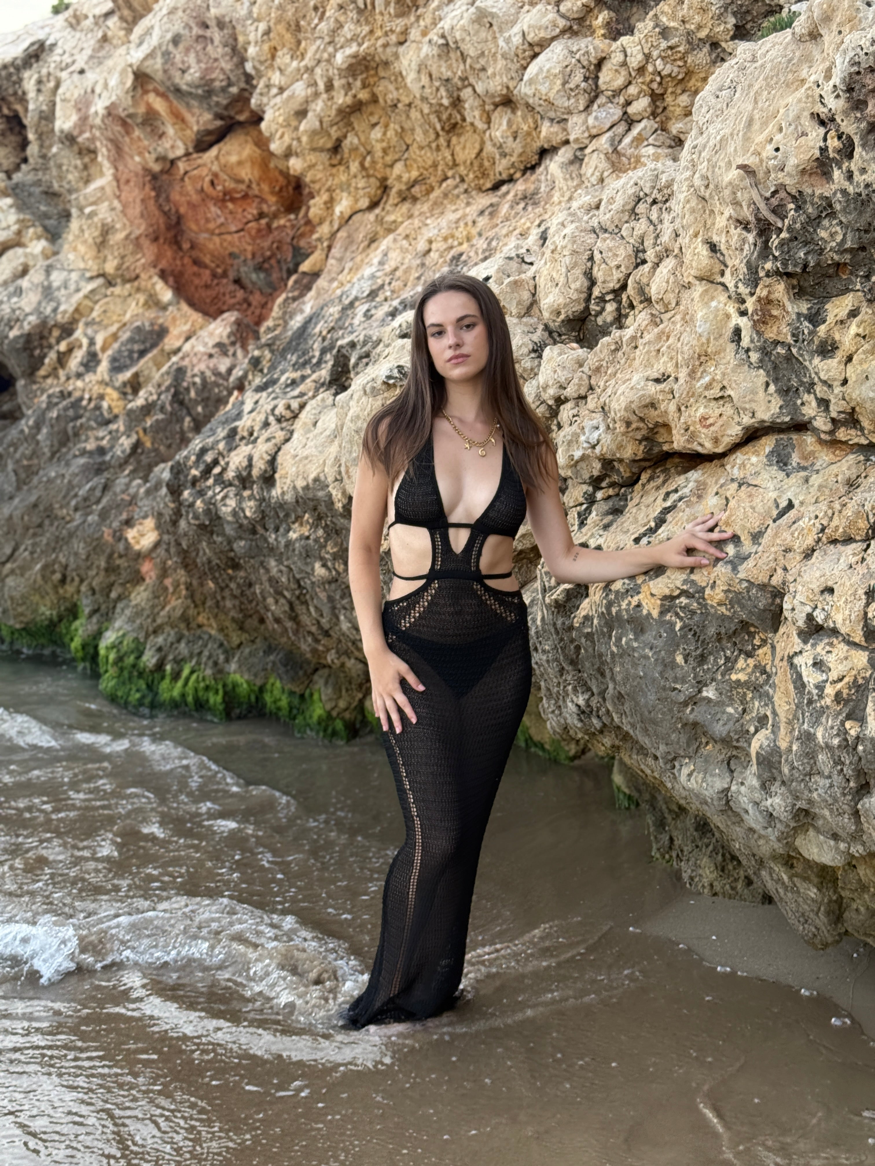 Vestido croché Kravia