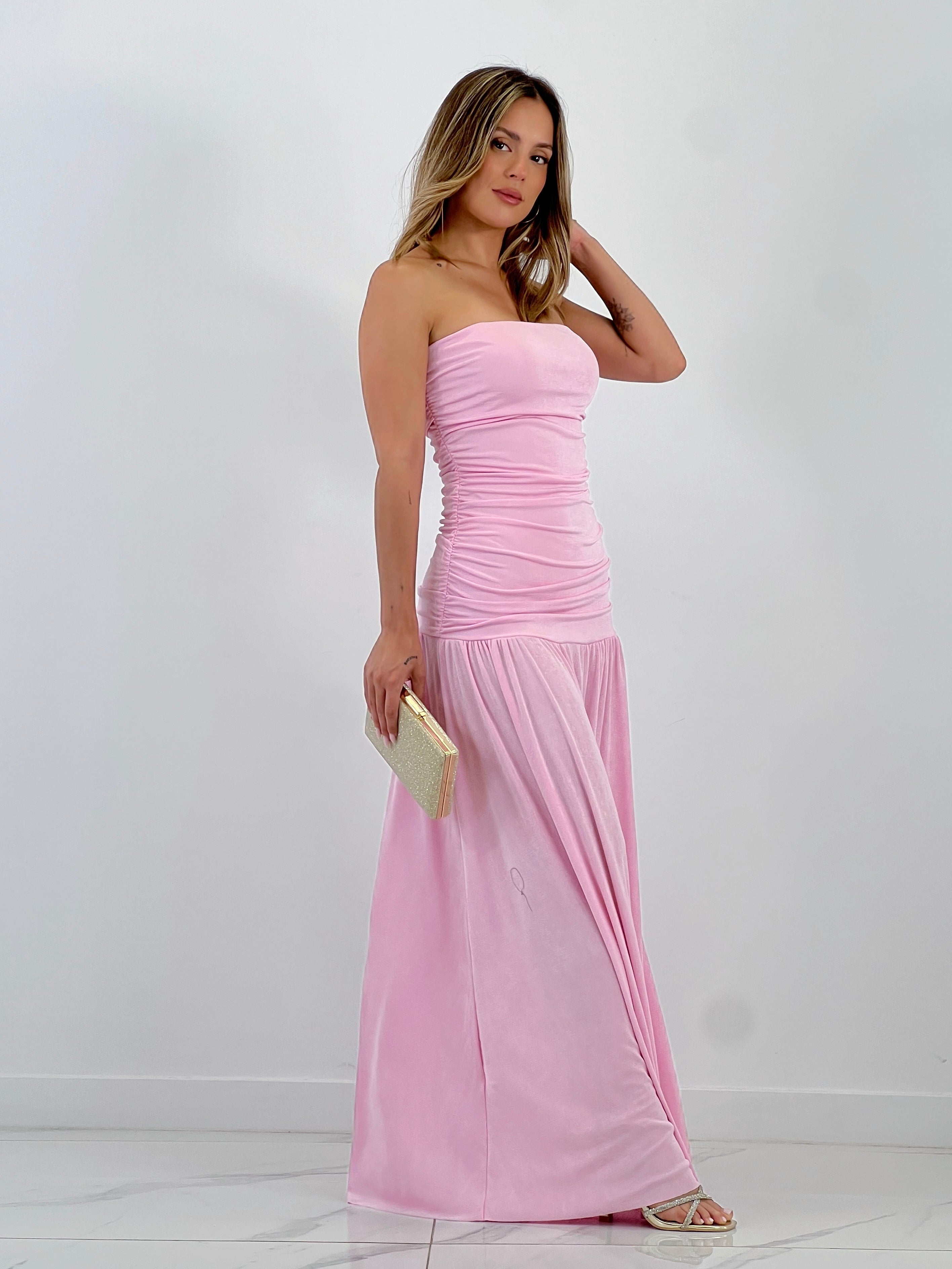 Vestido volantes fular Marina