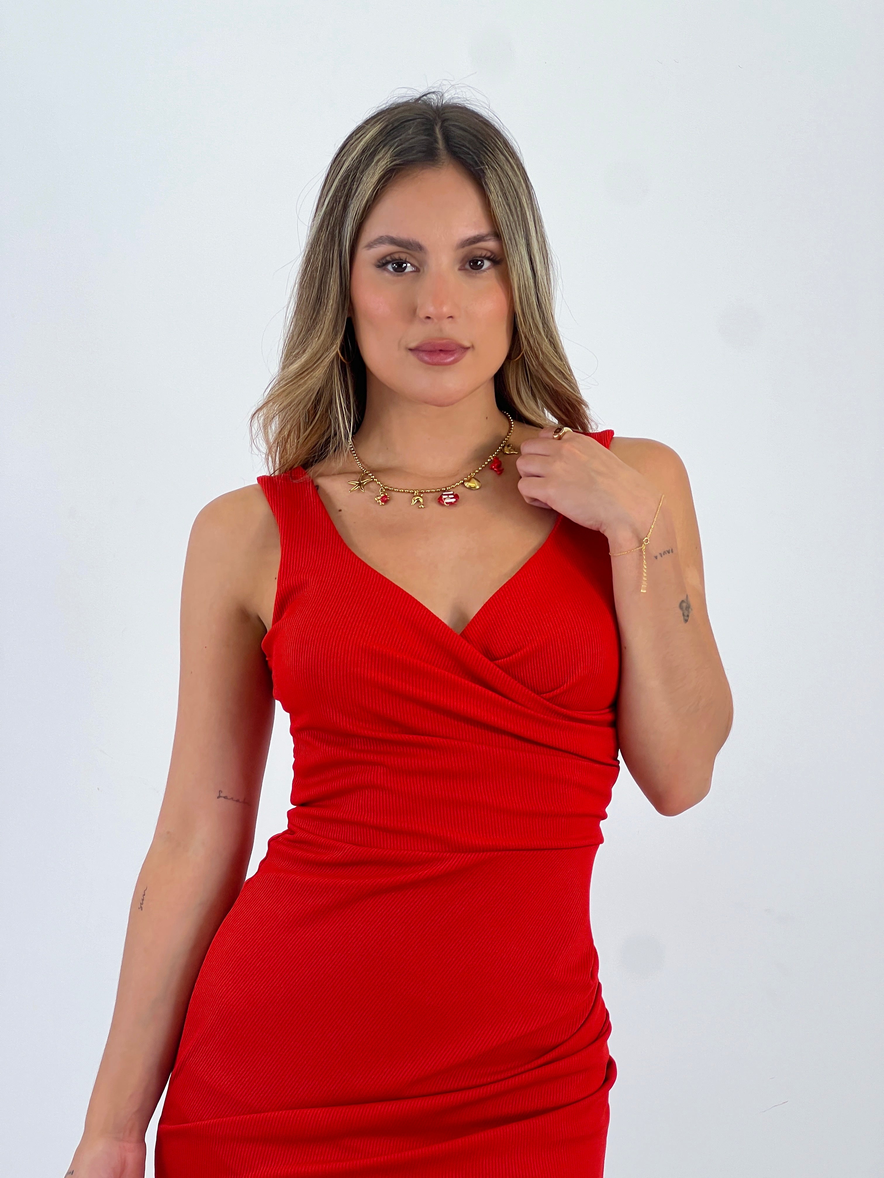 Vestido escote corazón