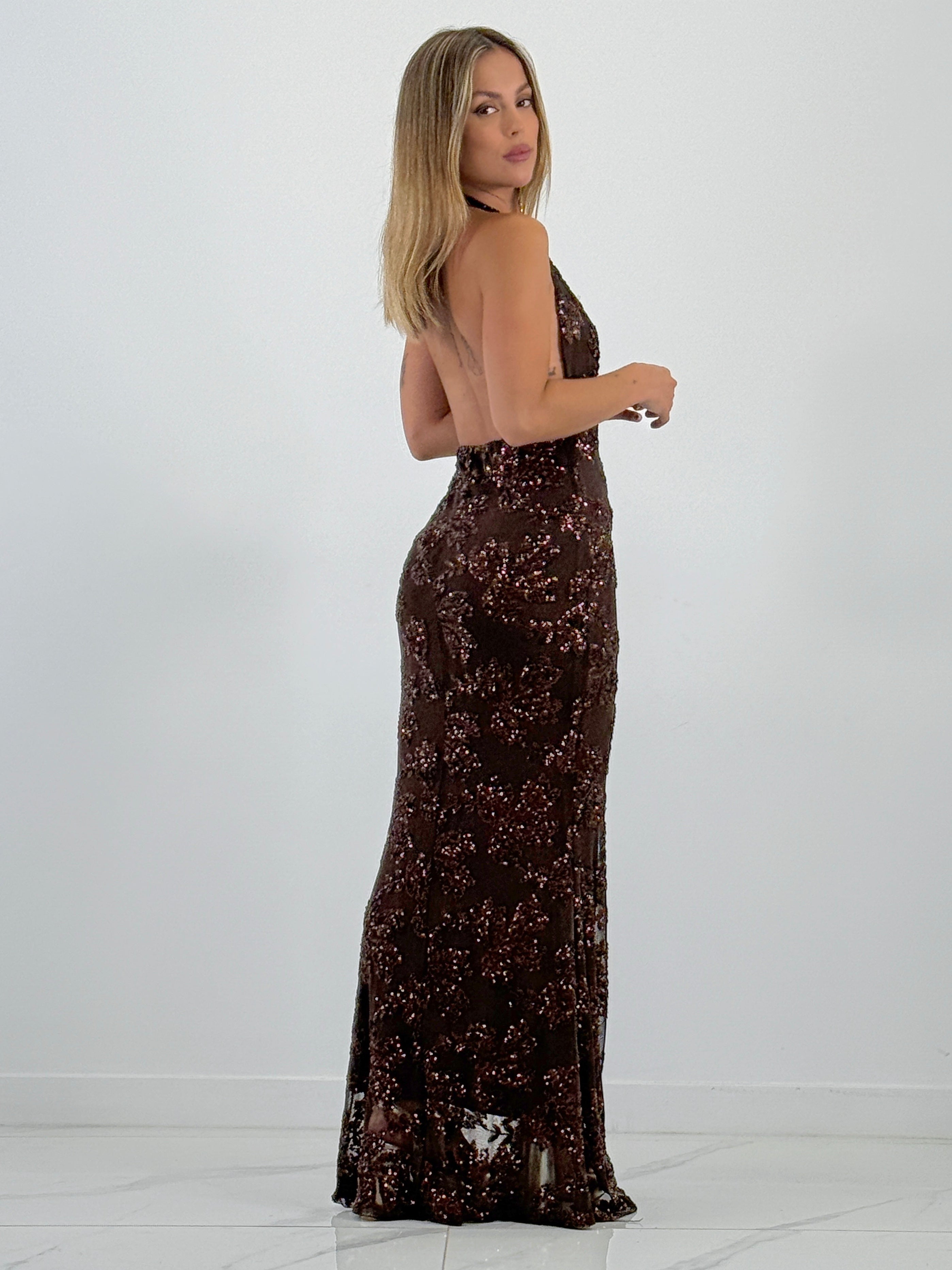 Vestido bordados lentejuelas