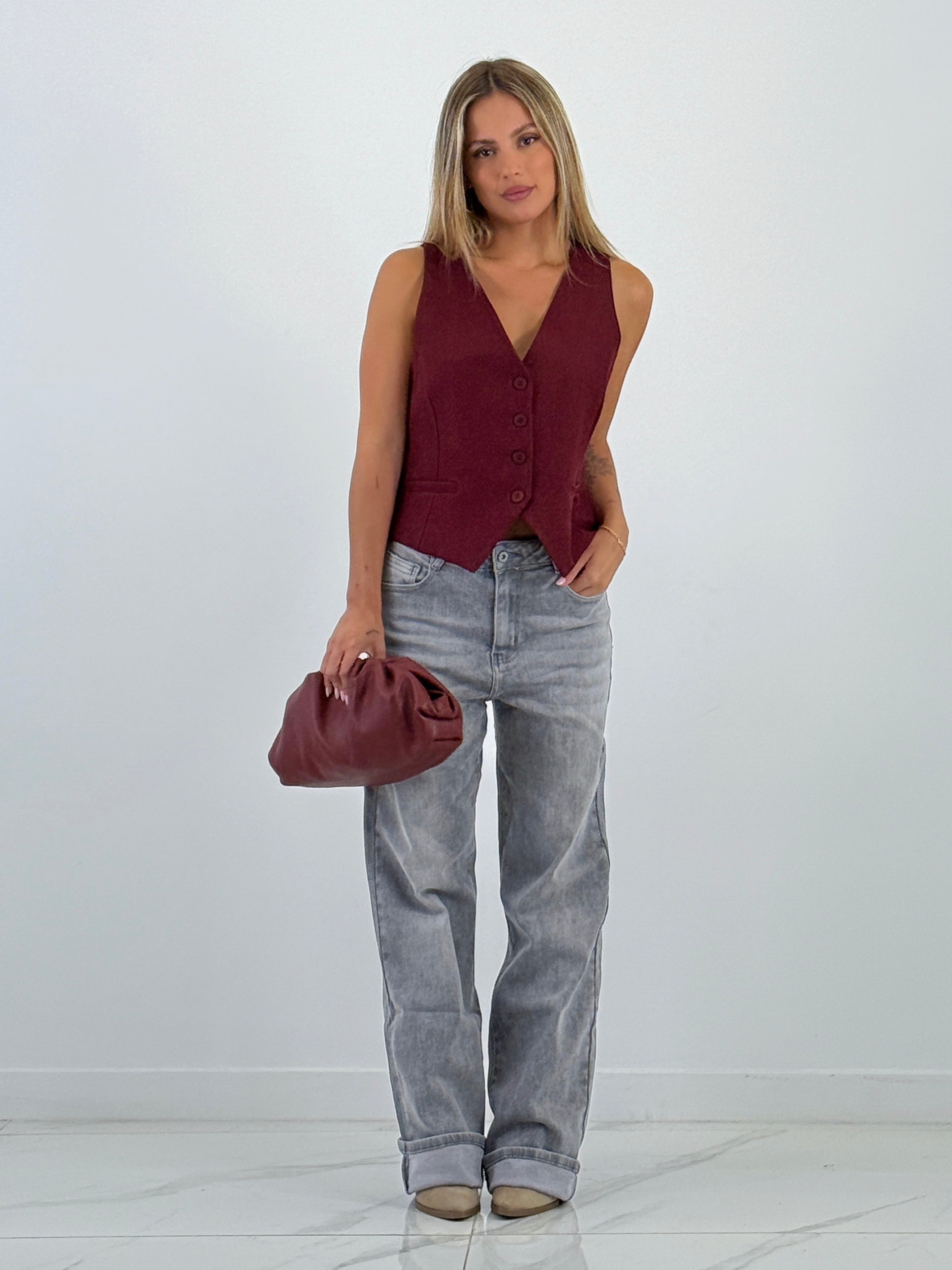 Top chaleco estructura