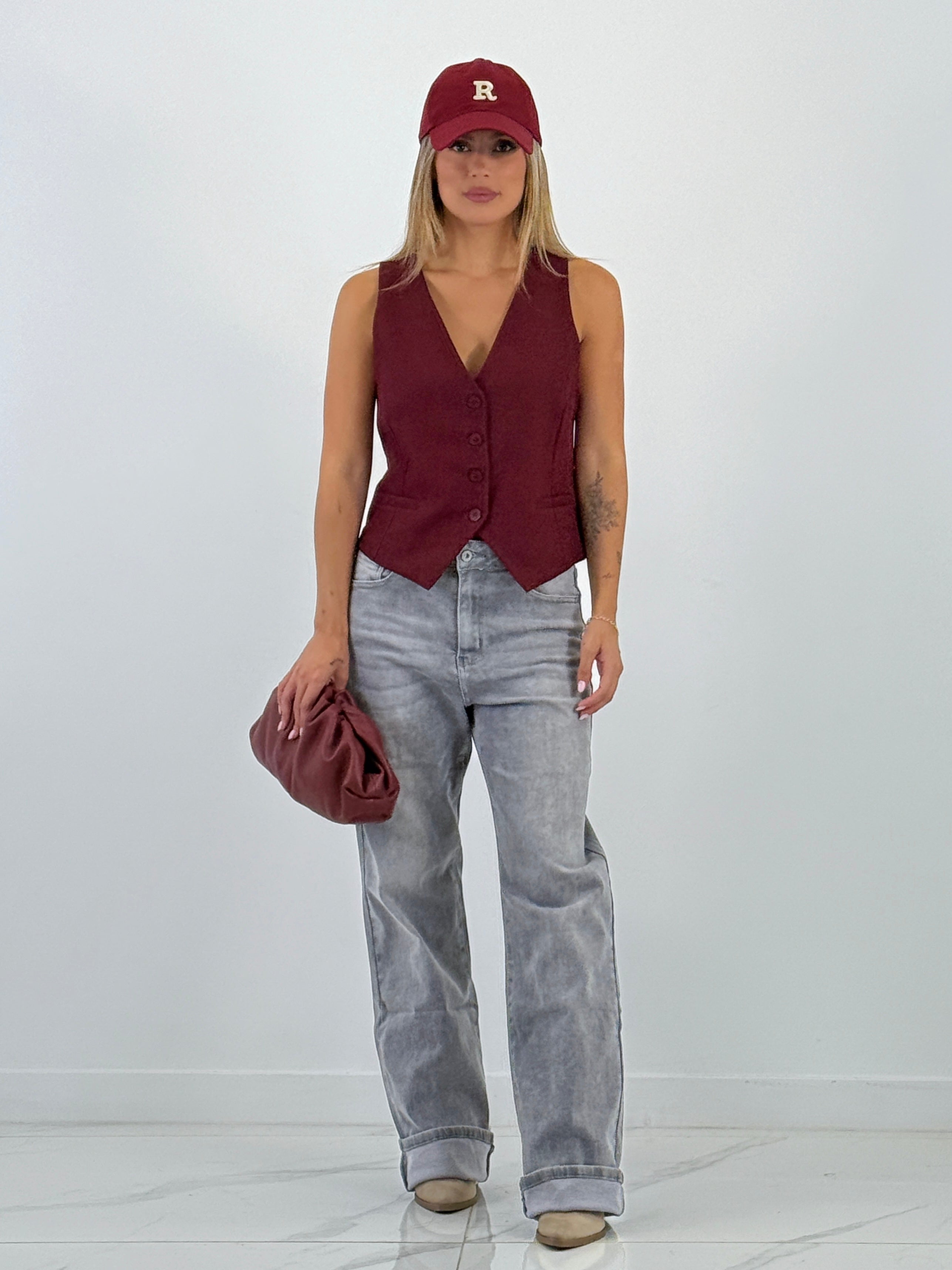 Top chaleco estructura