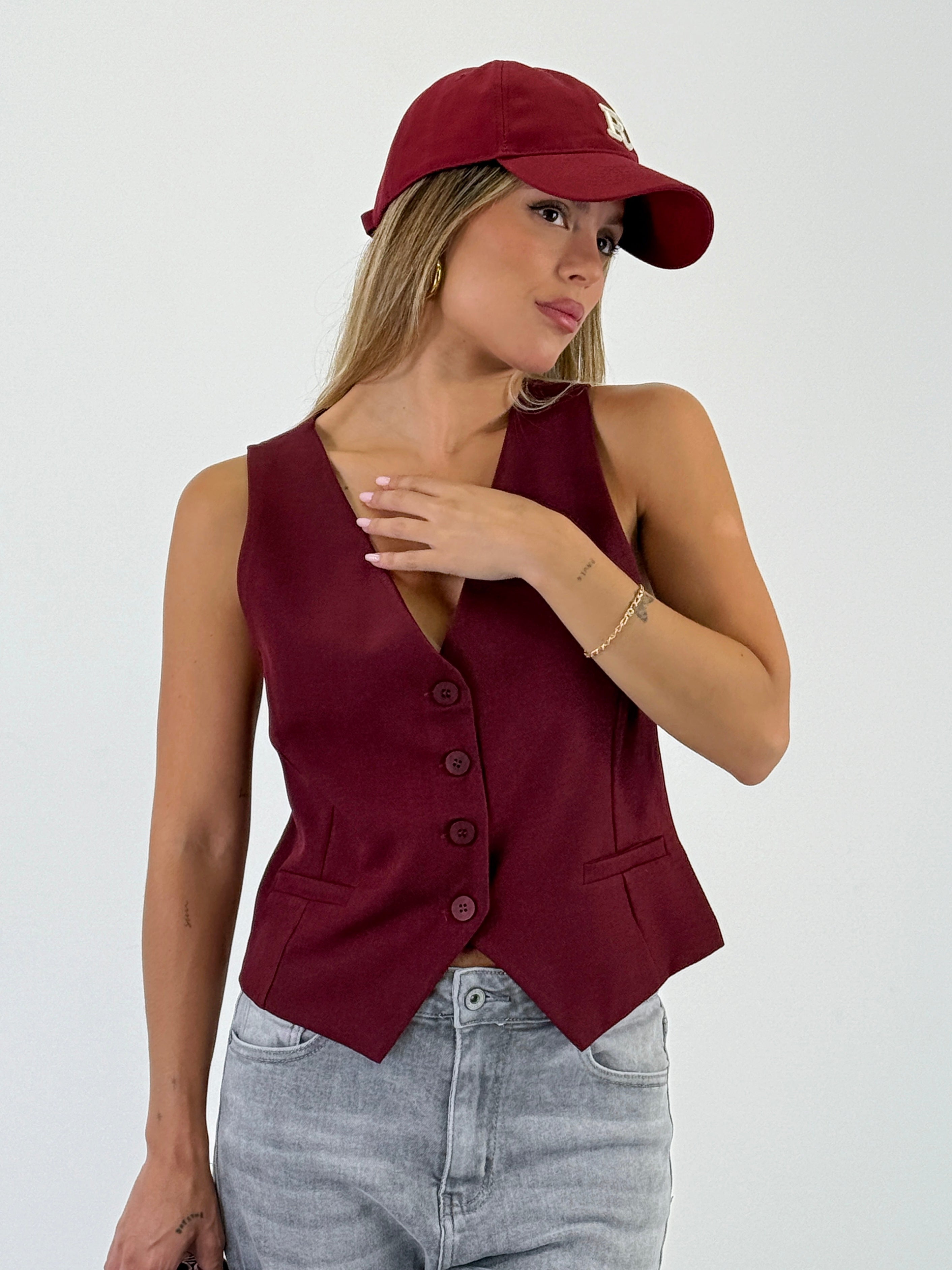 Top chaleco estructura