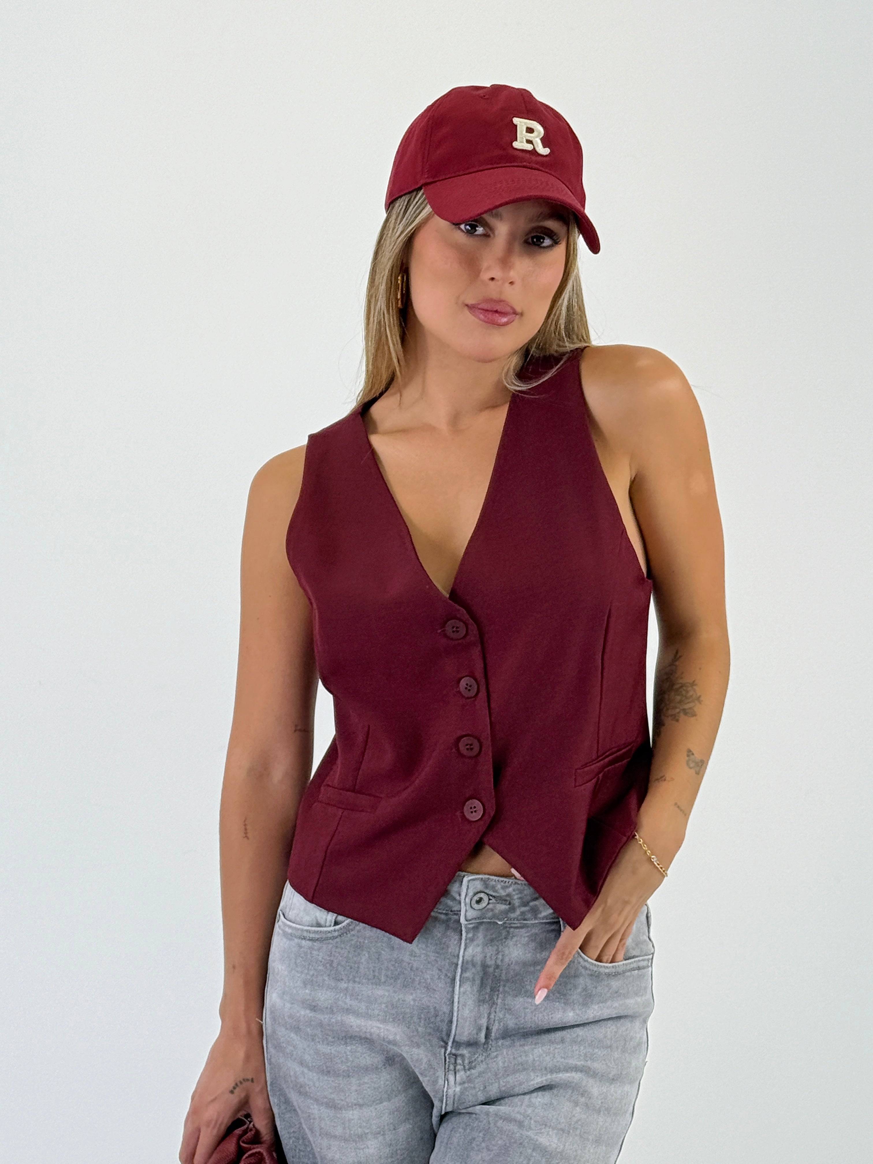 Top chaleco estructura