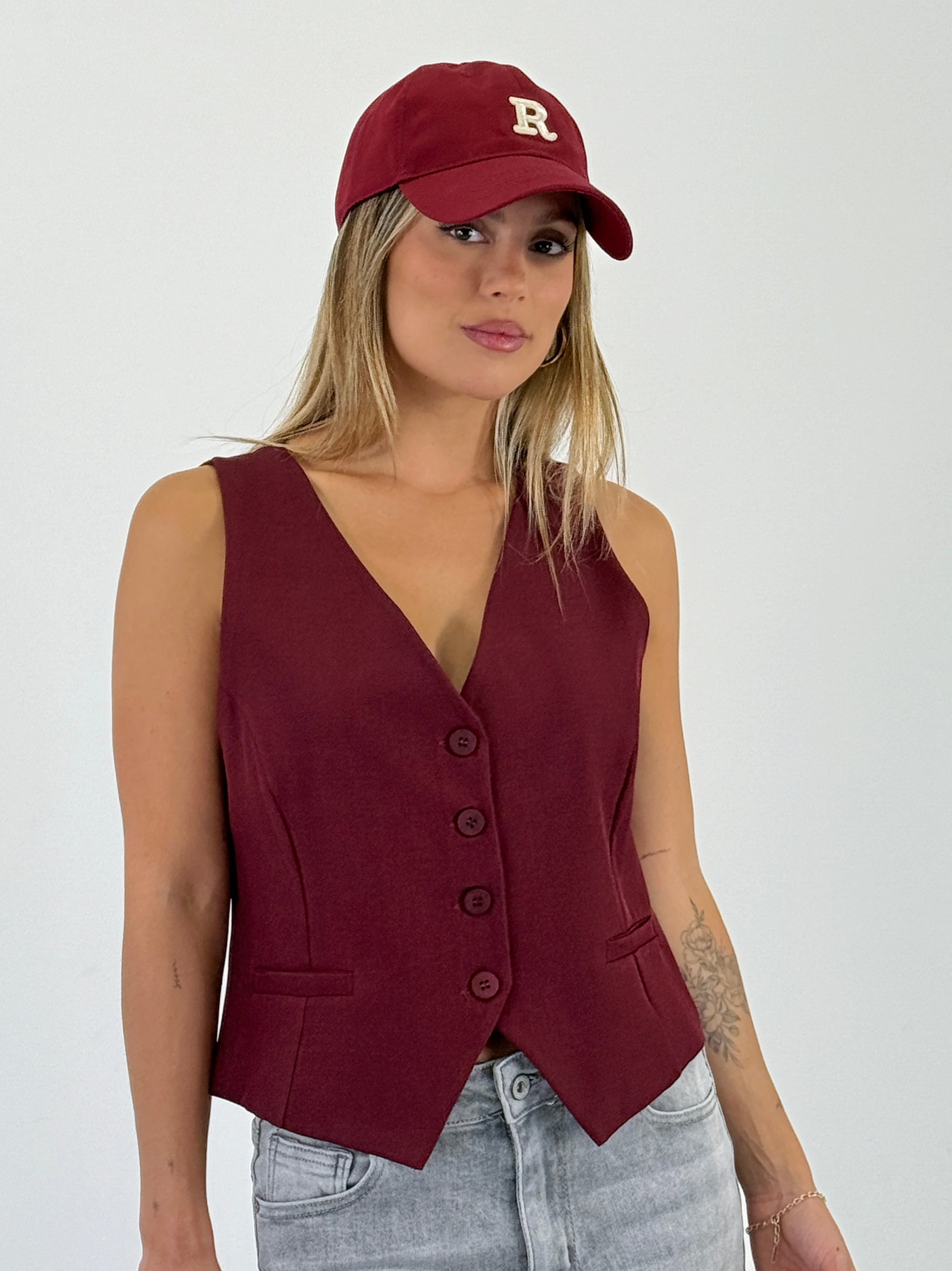 Top chaleco estructura