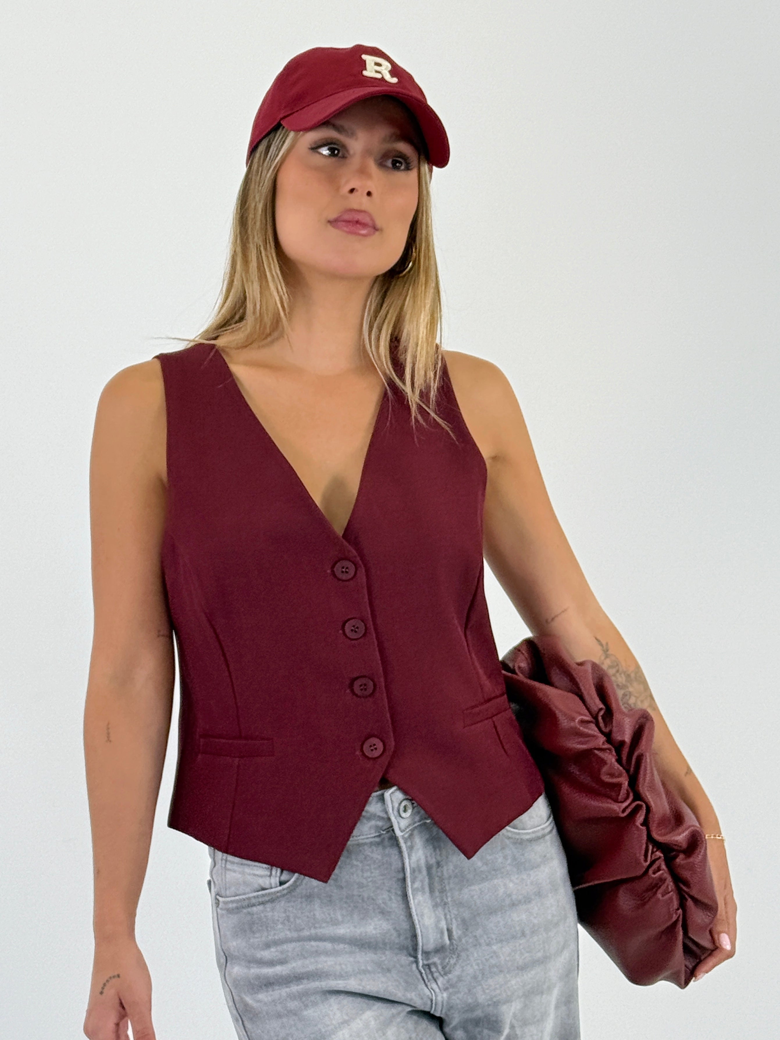 Top chaleco estructura